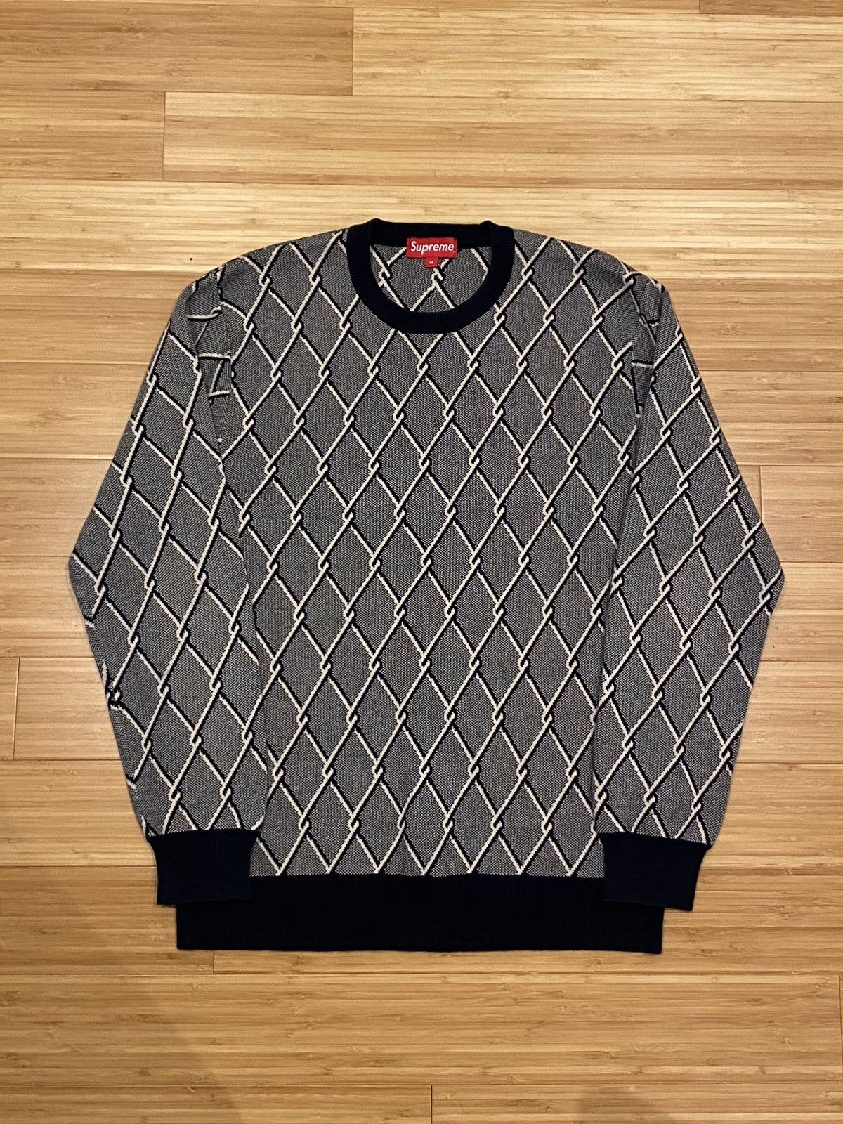 Supreme Supreme Chain Link Sweater | Grailed