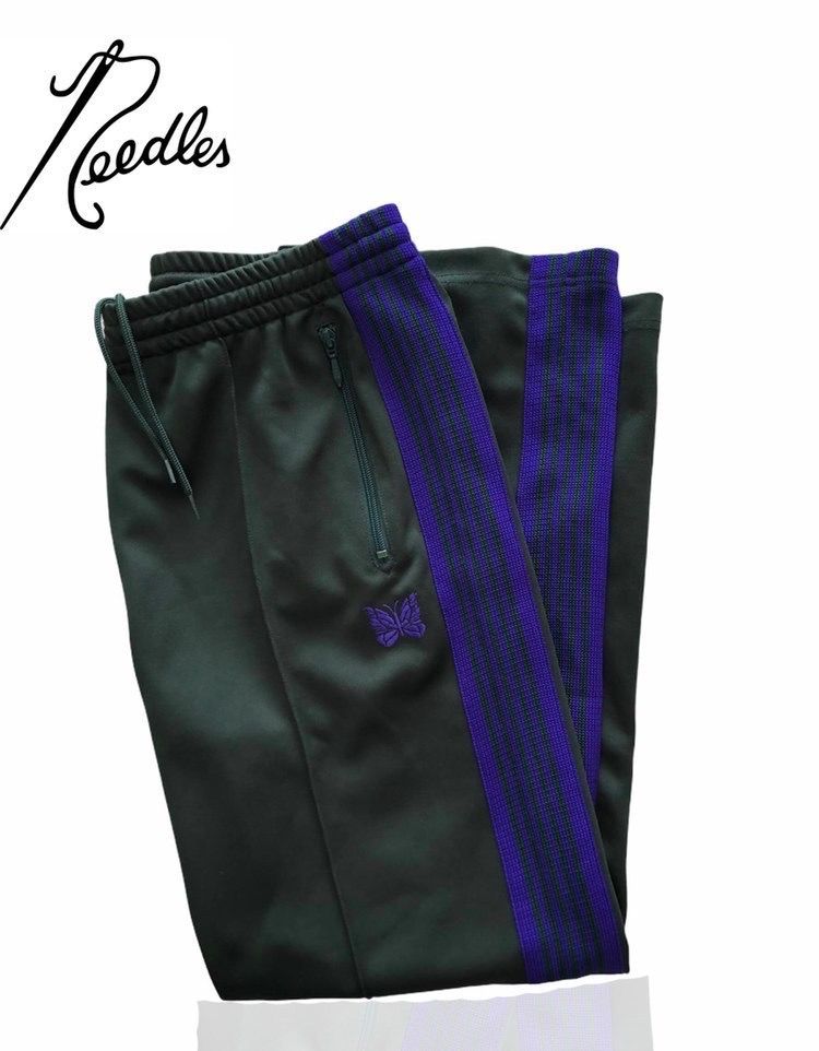 Pre-owned Needles Track Pants In Green