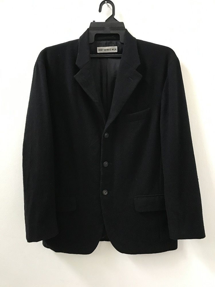 ジャケット・アウター ISSEY MIYAKE men's wool coat sizeL black ISSEY MIYAKE Coats, Jackets & Vests for Men for Sale - Shop