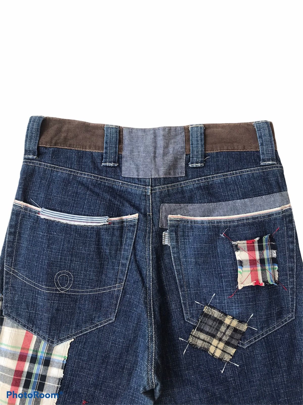 Japanese Brand Vintage Japanese Brth Breath Patchwork Short Pant Size US 32 / EU 48 - 3 Thumbnail