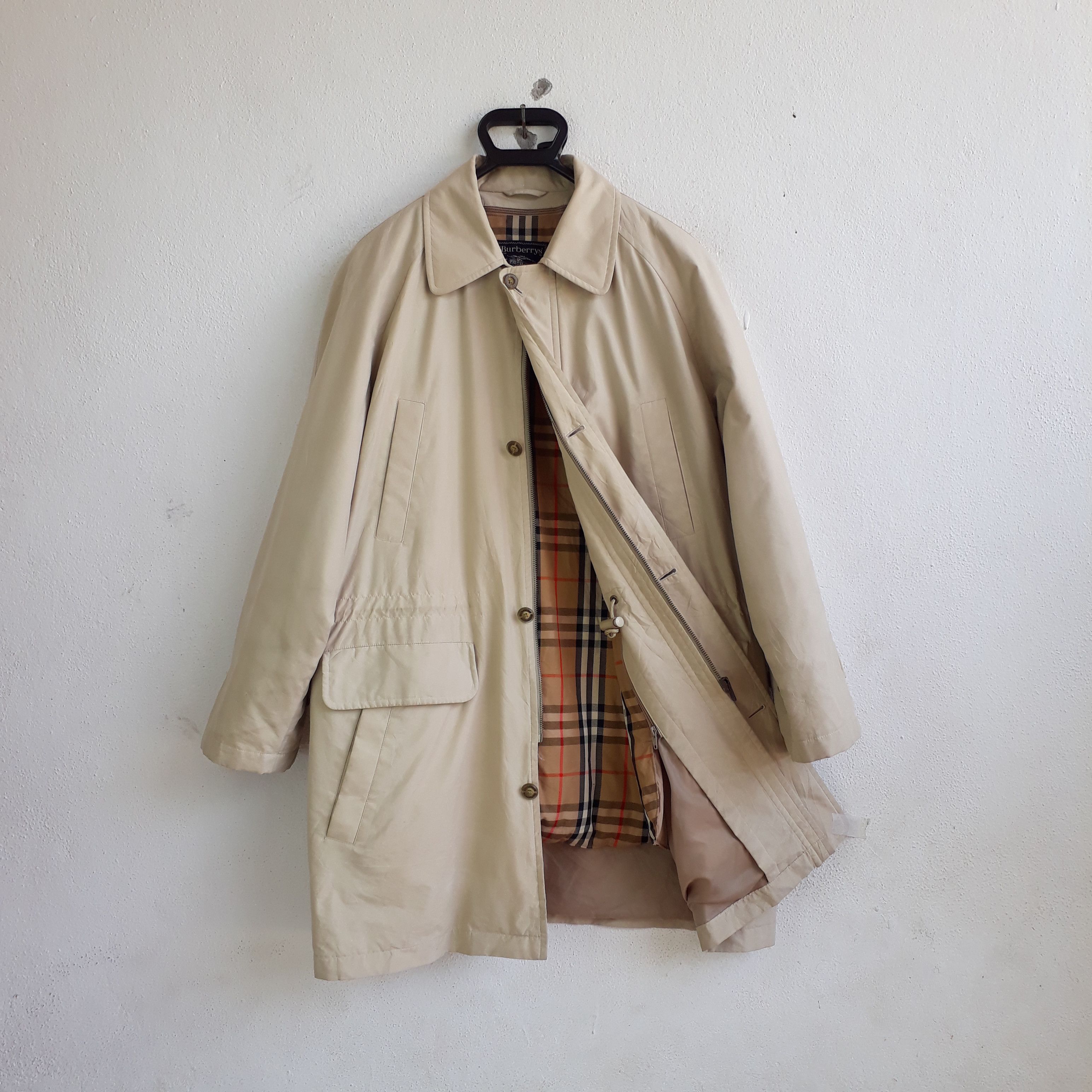 Vintage Burberry Inner Feather Long Coat | Grailed