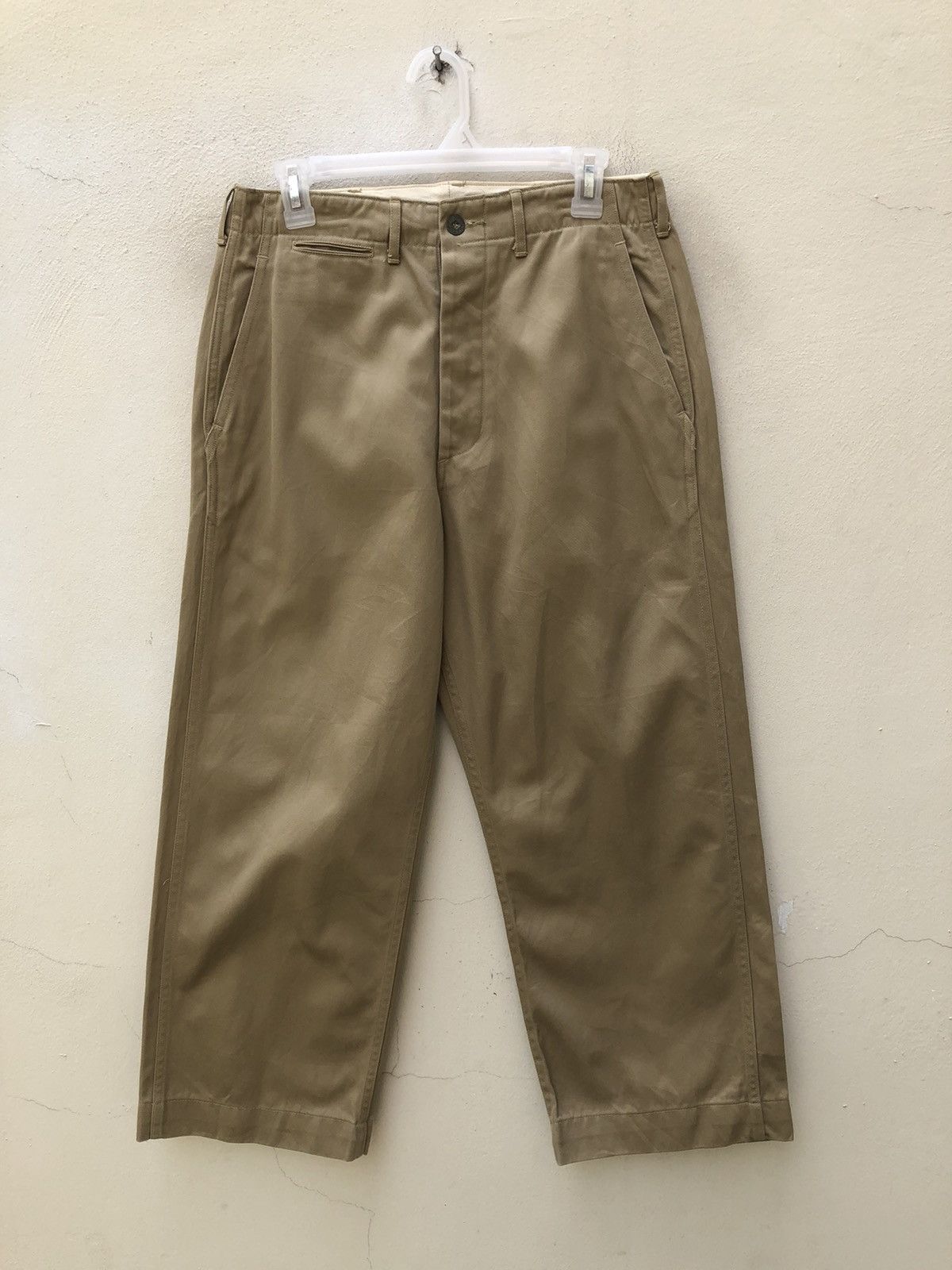 Buzz Rickson's Buzz Rickson’s Japan Baggy Military Khaki Pant Size US 30 / EU 46 - 1 Thumbnail