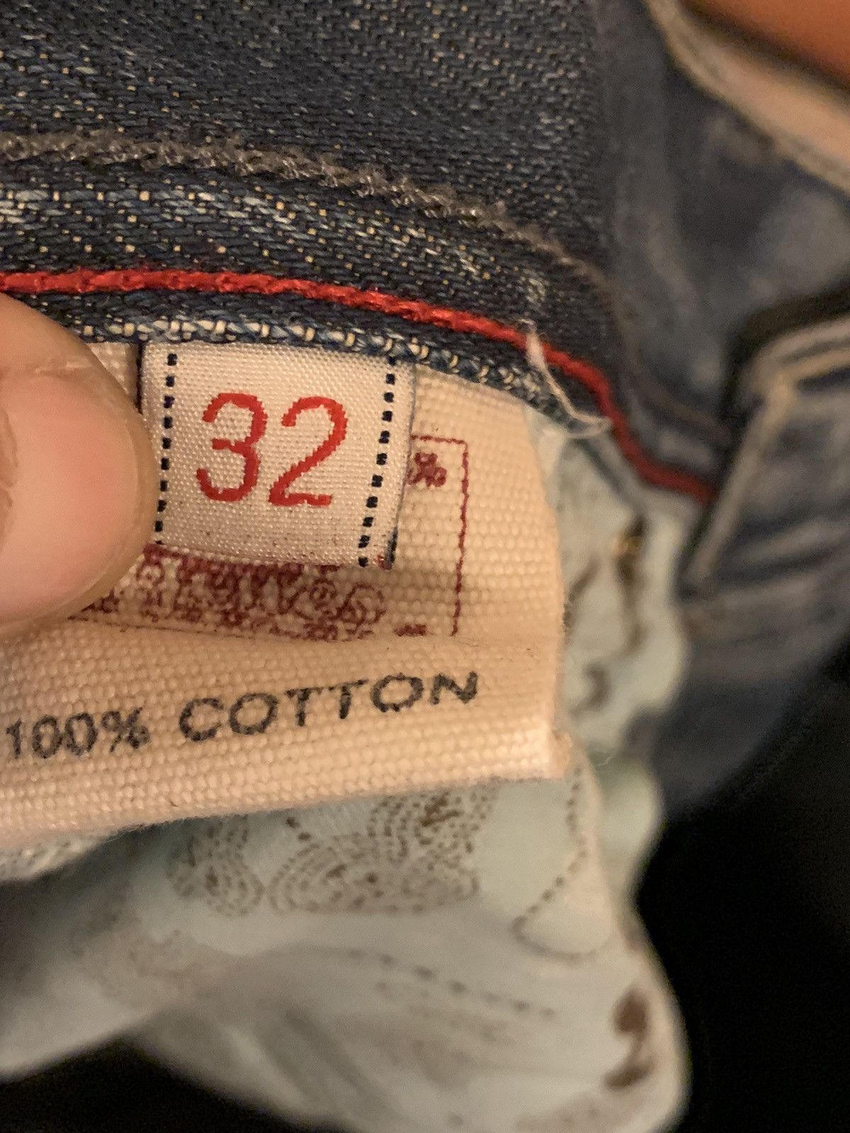 Evisu × Vintage *RARE* Vintage Evisu Denim Jeans - Size 32 Size US 32 / EU 48 - 8 Thumbnail