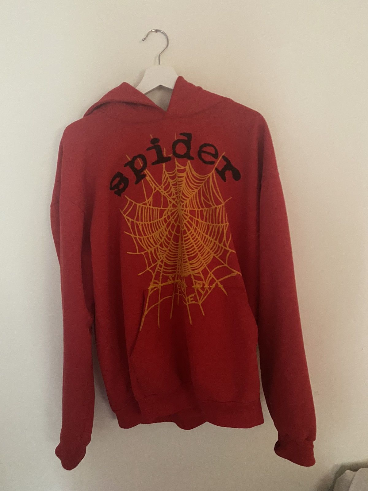 Spider Worldwide Red Hoodie | Grailed