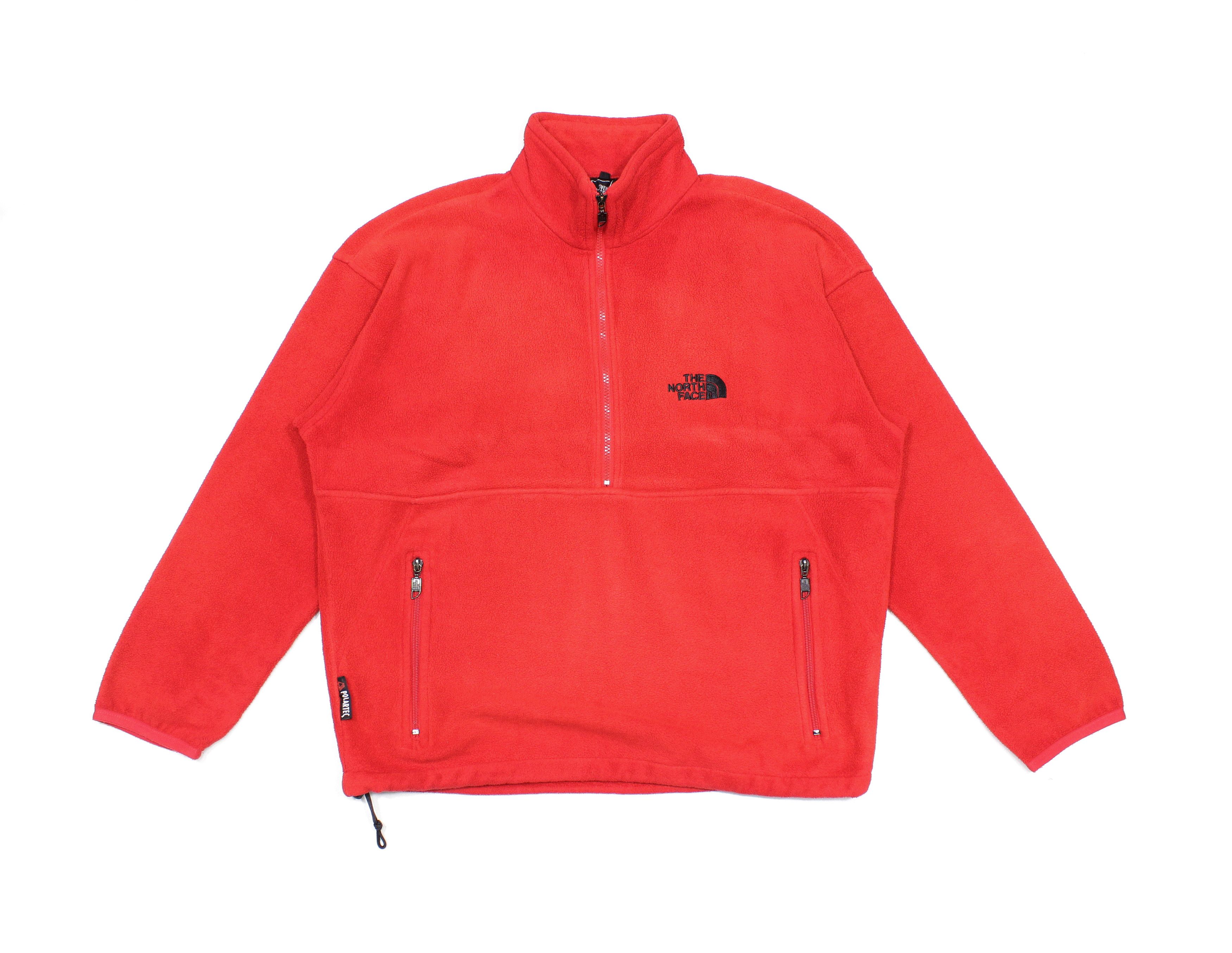 The North Face 90S Logo Polartec Fleece Jacket Vintage Size US L / EU 52-54 / 3 - 1 Thumbnail