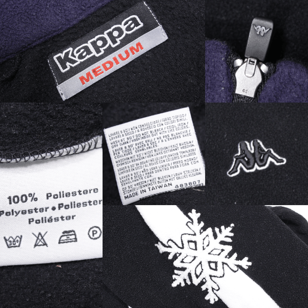 Kappa Logo Snowflake Fleece Vintage Size US M / EU 48-50 / 2 - 8 Thumbnail