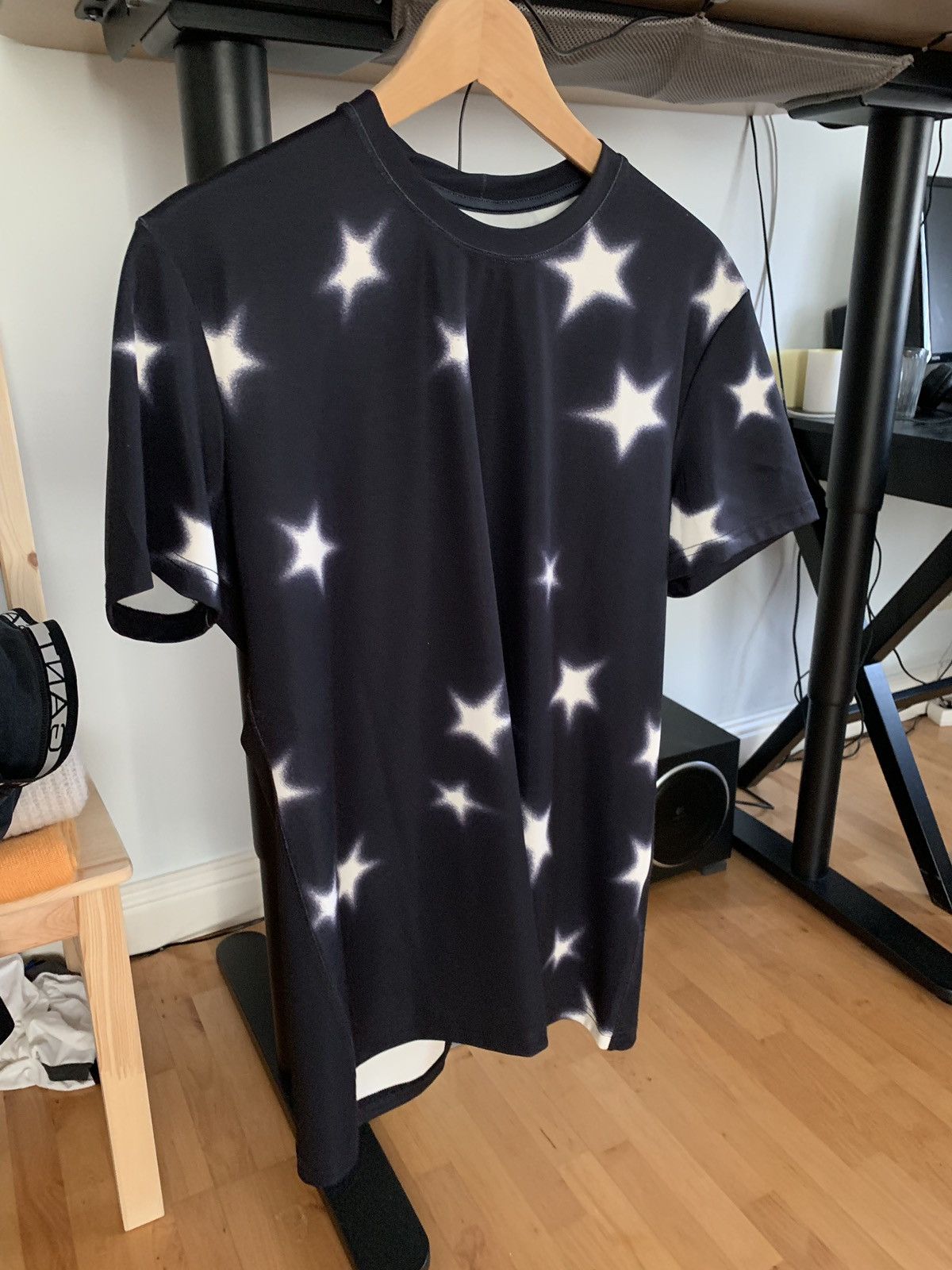 Acne Studios Acne blå konst stars t-shirt Size US M / EU 48-50 / 2 - 2 Thumbnail