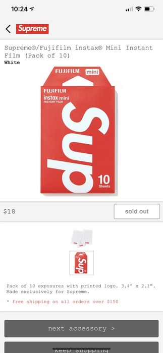 Supreme instax best sale