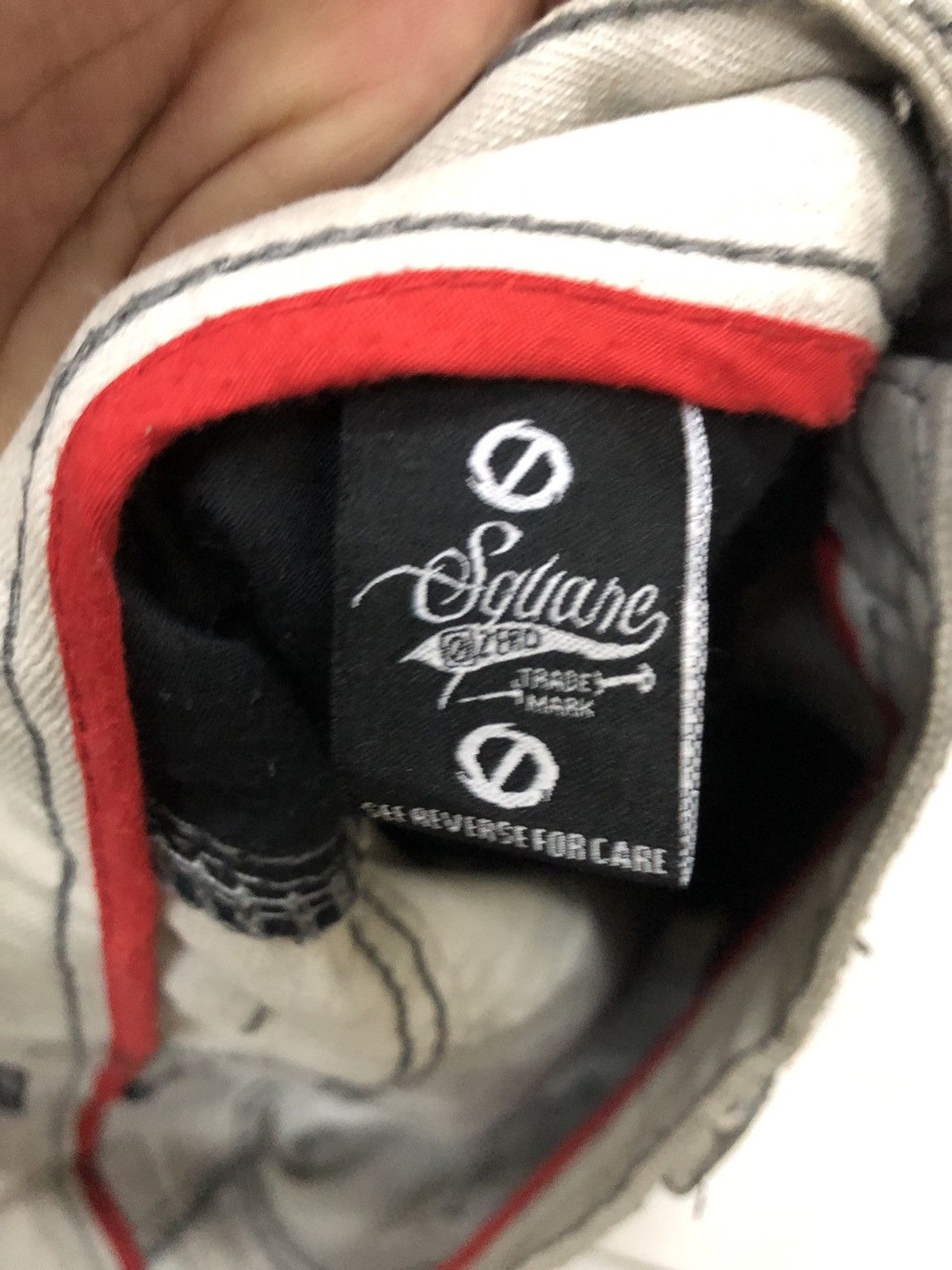Japanese Brand Japanese Brand Square Zero Distressed Zipper Jeans Size US 30 / EU 46 - 11 Thumbnail