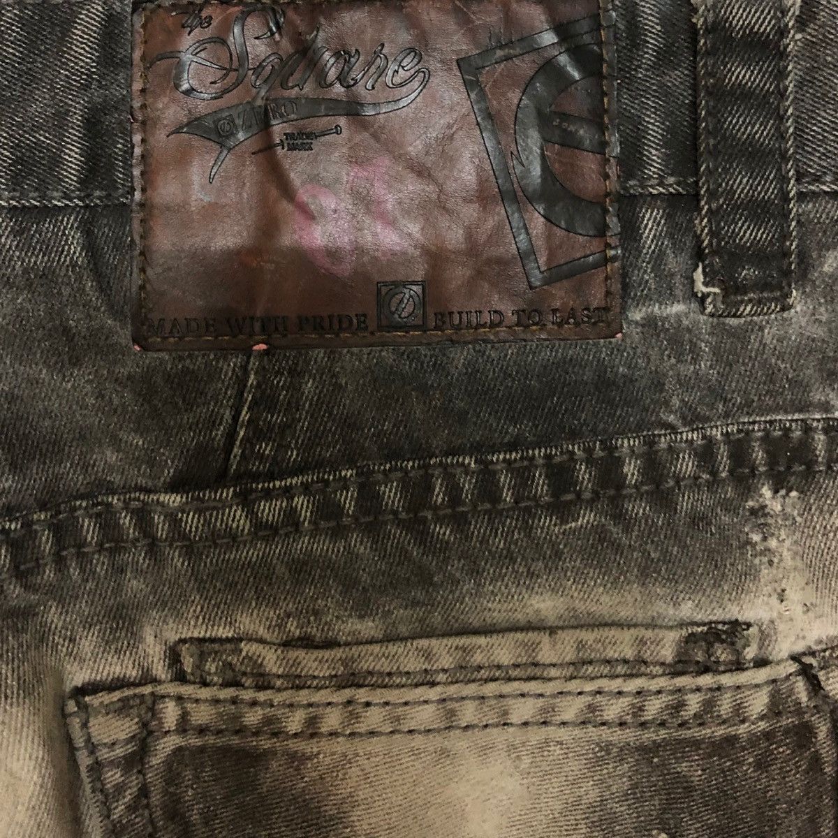 Japanese Brand Japanese Brand Square Zero Distressed Zipper Jeans Size US 30 / EU 46 - 10 Thumbnail