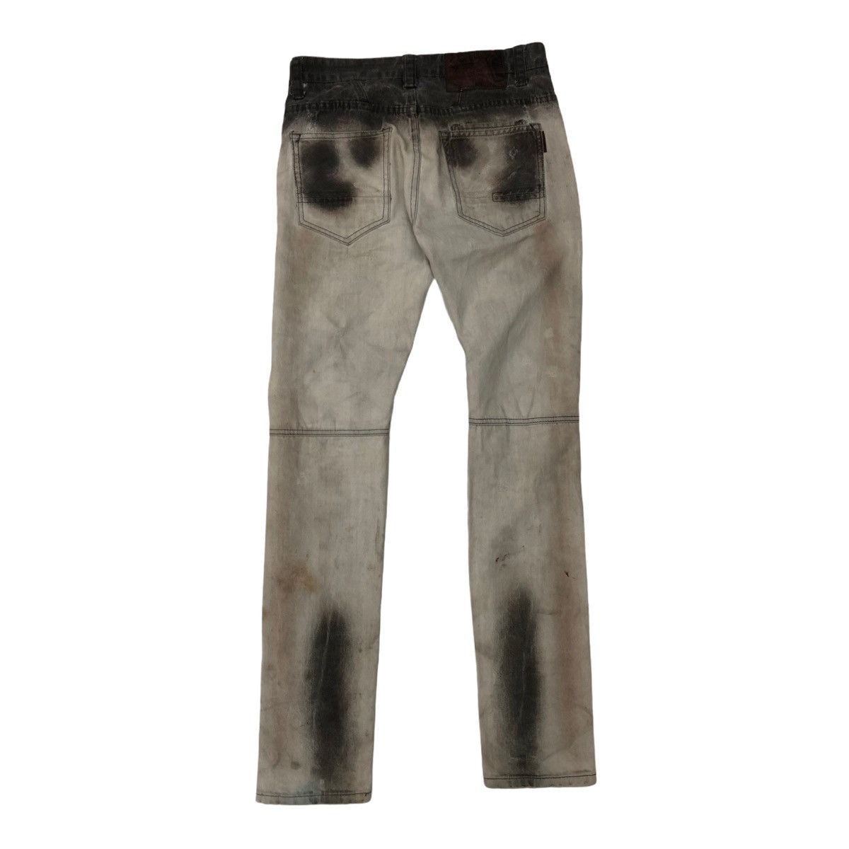 Japanese Brand Japanese Brand Square Zero Distressed Zipper Jeans Size US 30 / EU 46 - 2 Thumbnail