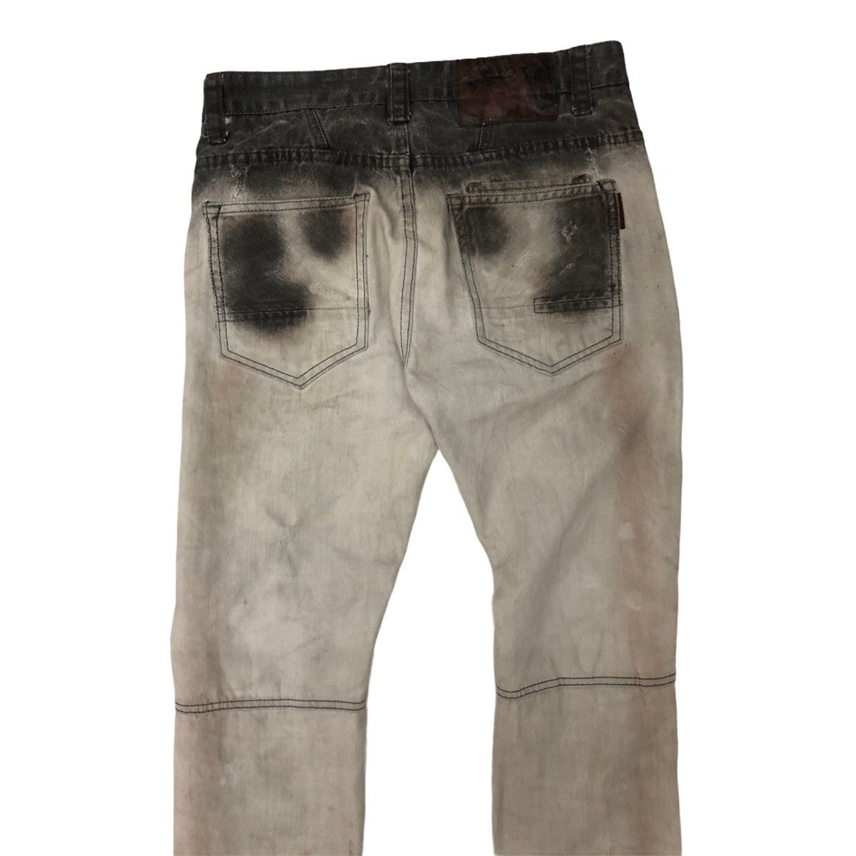Japanese Brand Japanese Brand Square Zero Distressed Zipper Jeans Size US 30 / EU 46 - 5 Thumbnail