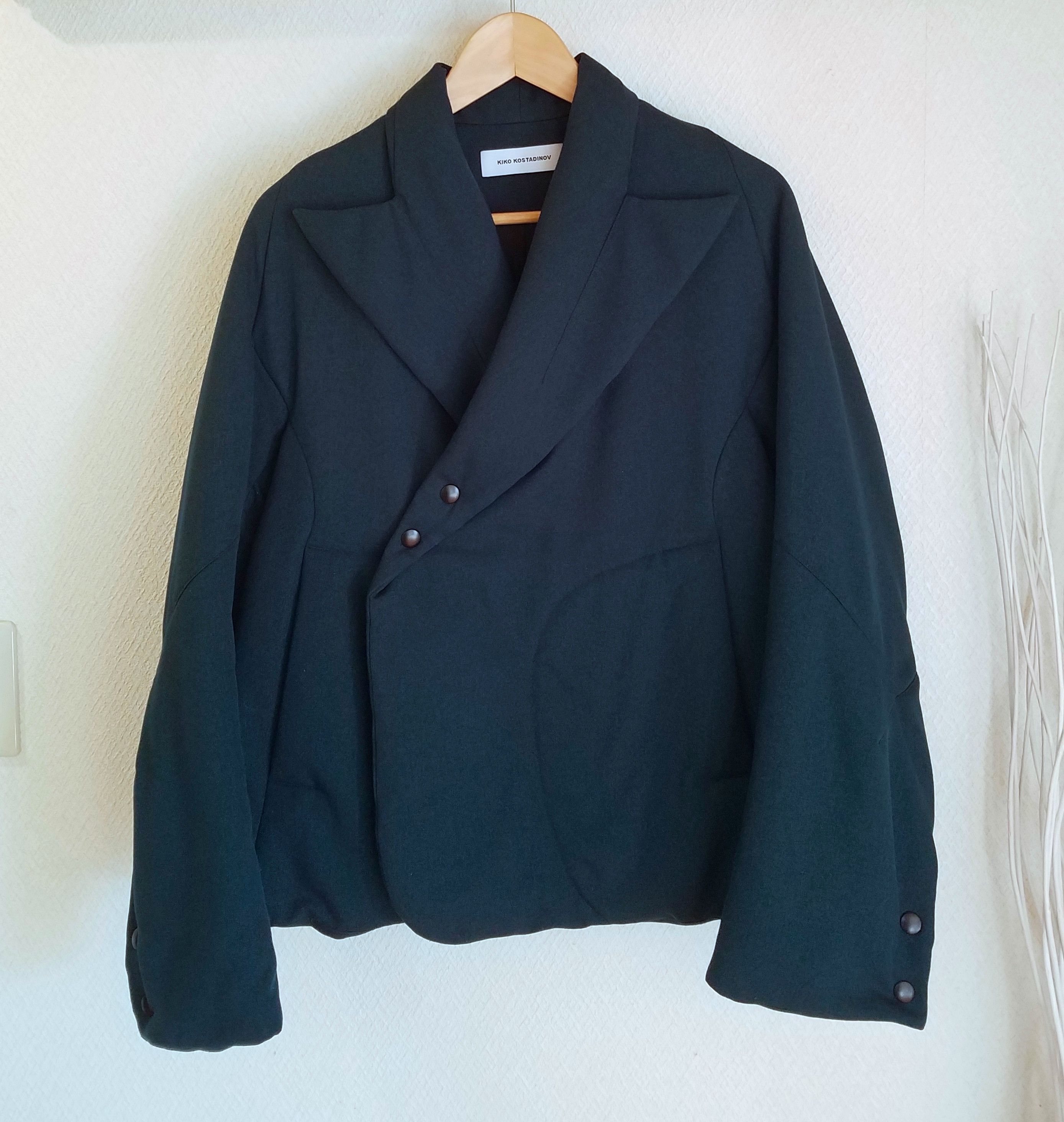 Kiko Kostadinov AW 2019 Vein Jacket - 00072019 Midnight Stripe