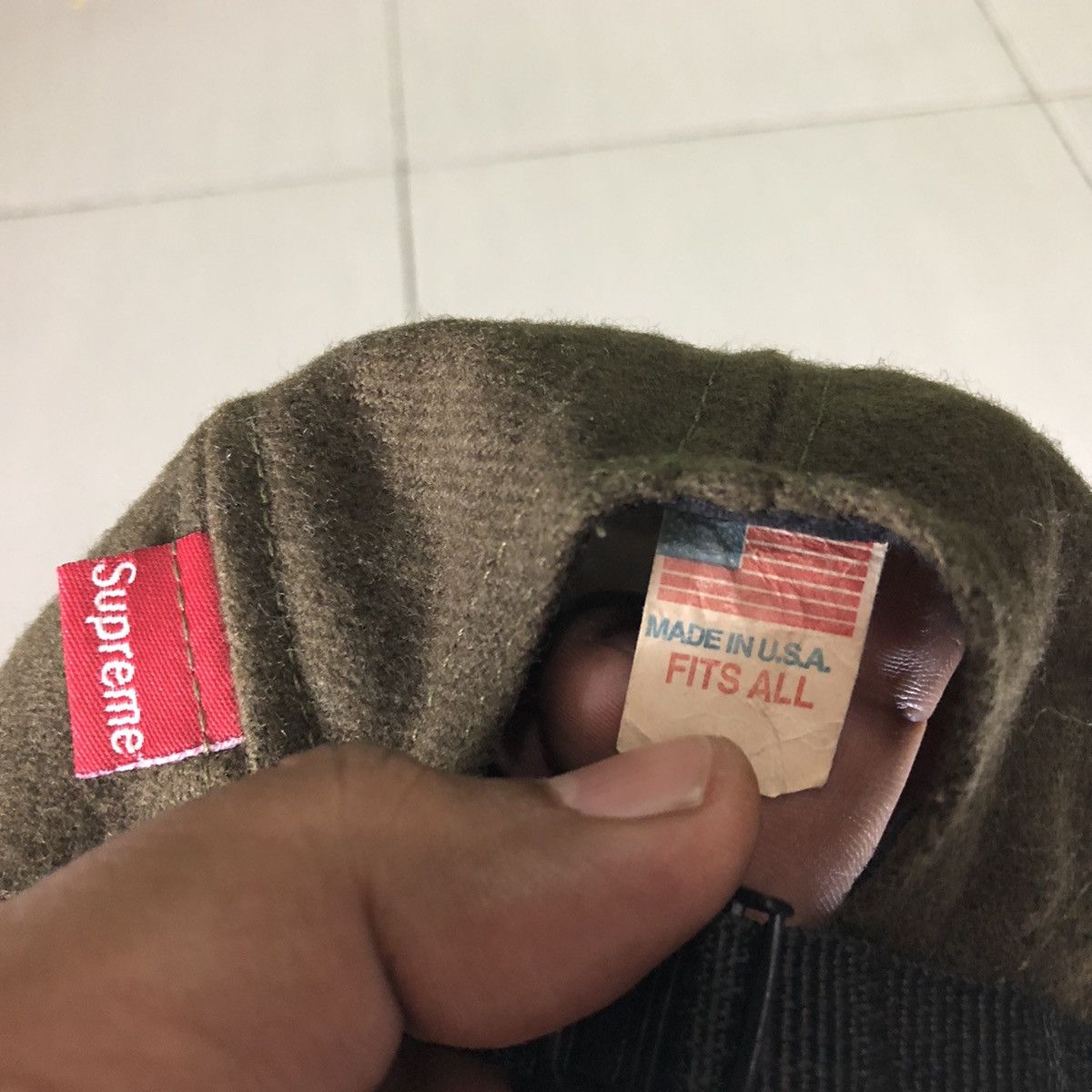 Supreme Vintage Supreme 4 Panel Hat Size ONE SIZE - 6 Thumbnail