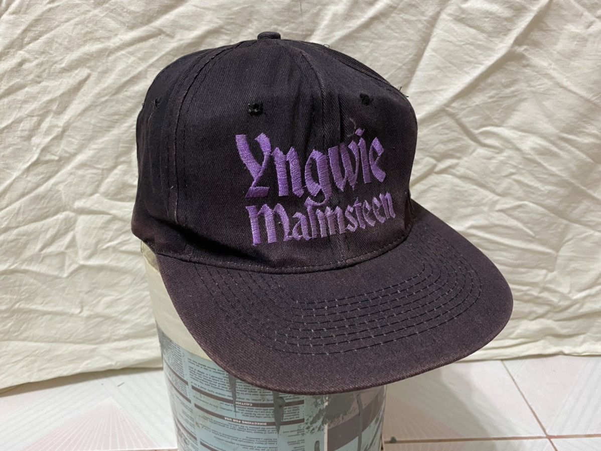 Band Tees × Vintage Vintage Ynwie Malmstein Cap Hats Size ONE SIZE - 2 Thumbnail
