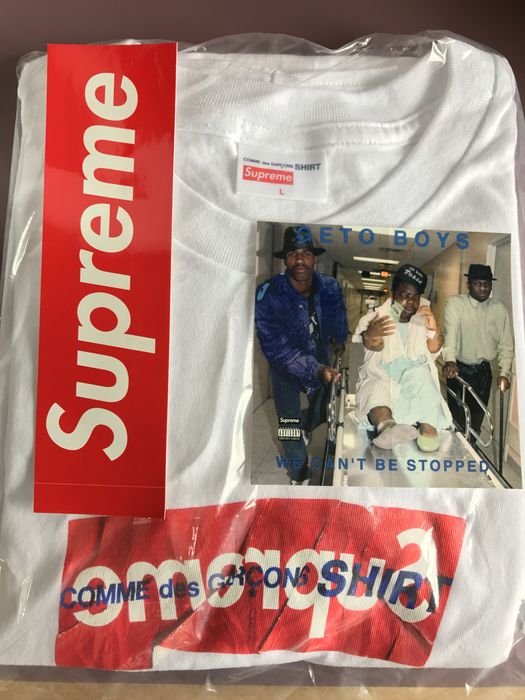 Box logo t-shirt Supreme Blue size XL International in Cotton - 17071293