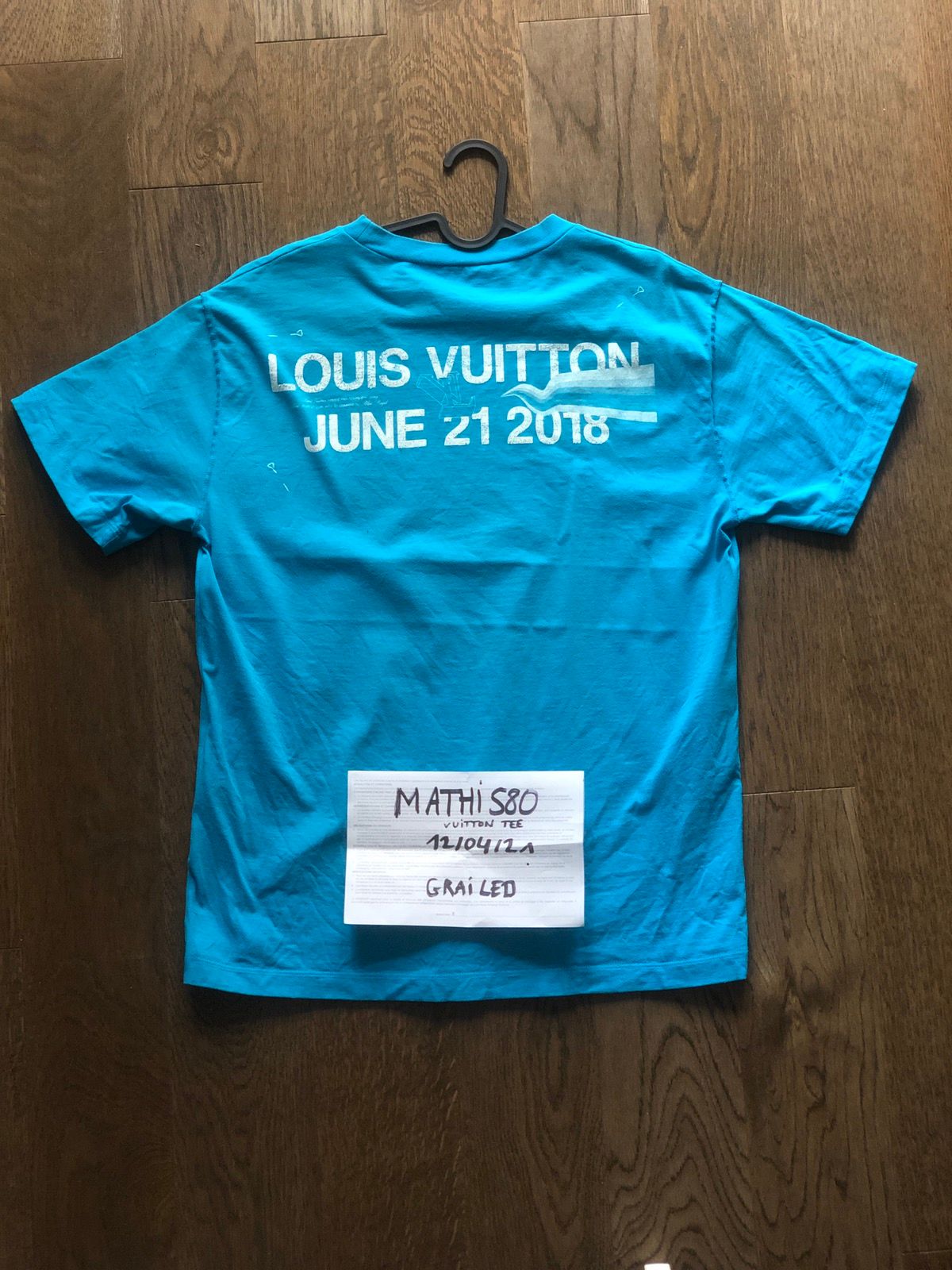Louis Vuitton, Shirts, Louis Vuitton Mens Runway Tshirt Small Nwt Virgil  Abloh