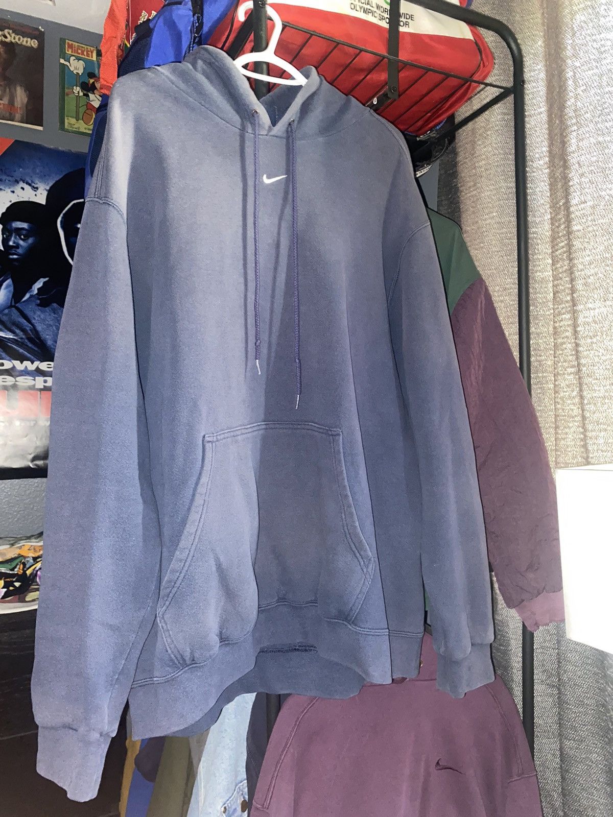 Nike Vintage Nike center swoosh hoodie Size US XL / EU 56 / 4 - 1 Thumbnail