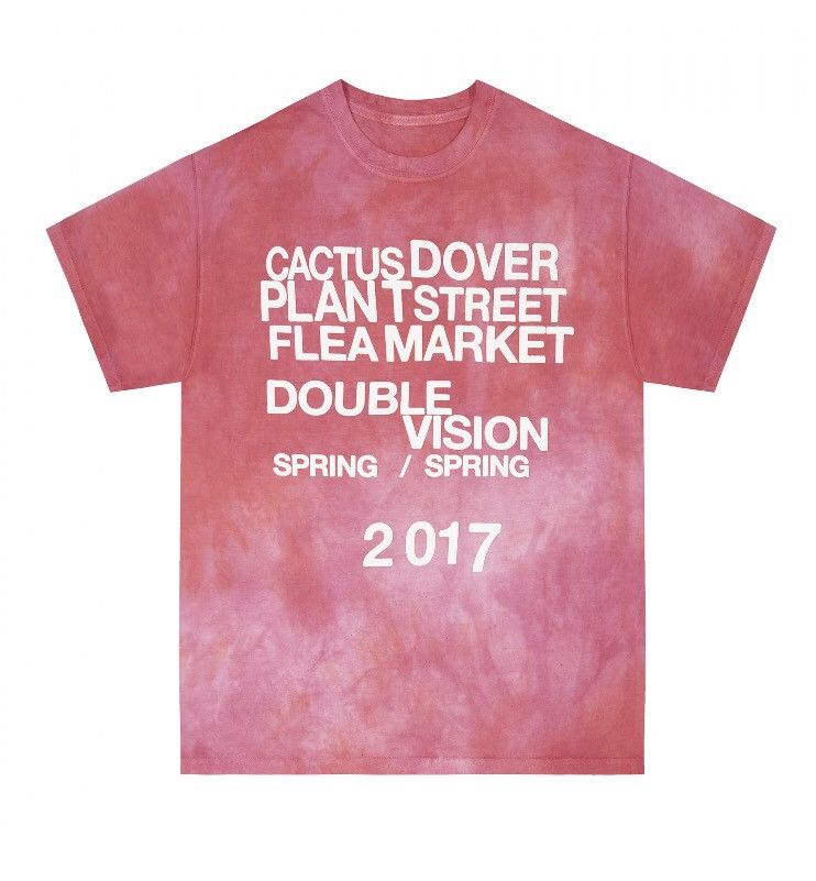 Cactus Plant Flea Market CACTUS PLANT FLEA MARKET FOR DOVER STREET MARKET 2017 Double Vision Tee Size US XL / EU 56 / 4 - 1 Preview