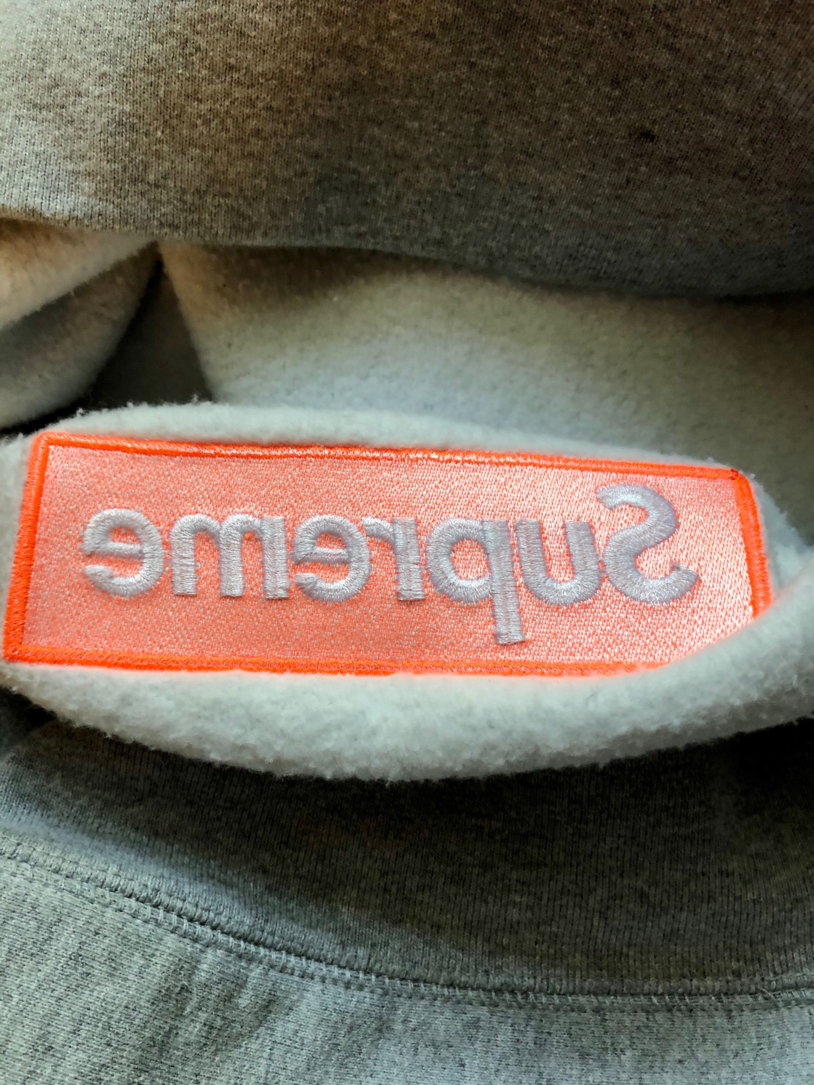 Supreme Supreme Orange Box Logo Hoodie Size US L / EU 52-54 / 3 - 3 Thumbnail