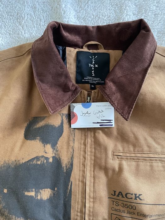 Travis Scott System Work Jacket Tan Men's - FW20 - US