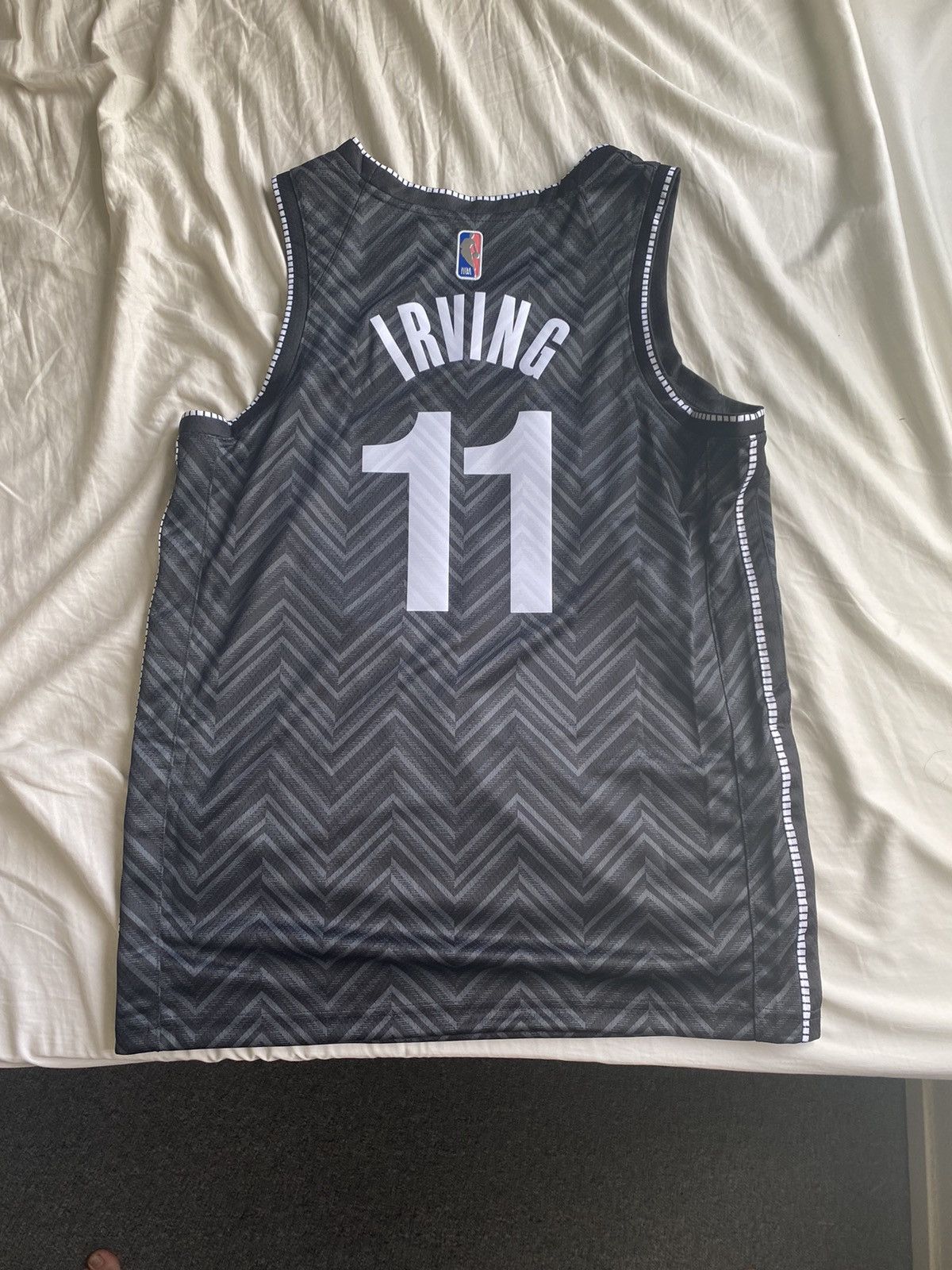 Nike Brooklyn Nets Earned Edition 21 Kyrie Irving Jersey Grailed