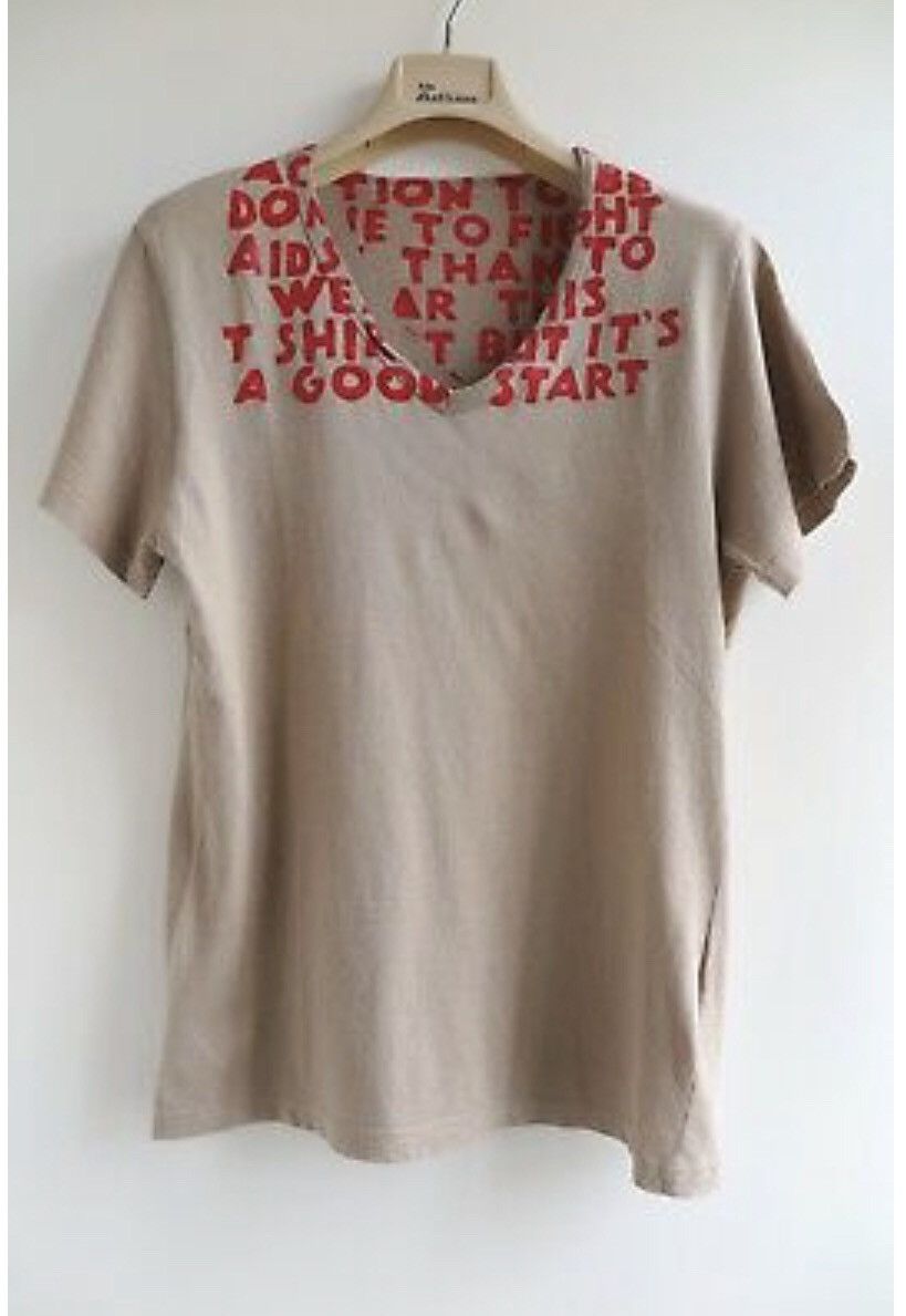 Maison Margiela Maison Margiela size 48/M aids Tee shirt Size US M / EU 48-50 / 2 - 3 Thumbnail
