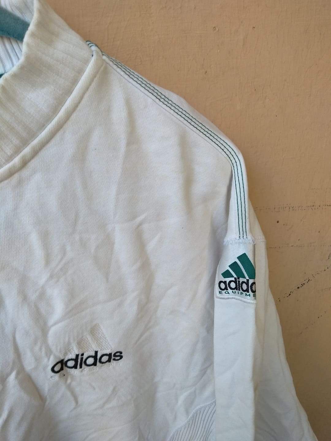 Adidas Vtg 90s ADIDAS EQUIPMENT PULLOVER SWEATSHIRT Size US L / EU 52-54 / 3 - 8 Thumbnail
