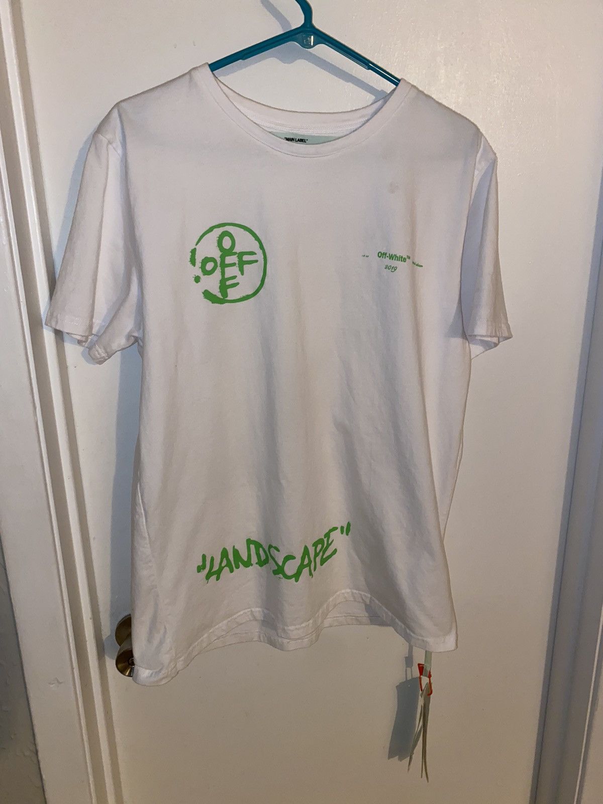 off white landscape tee