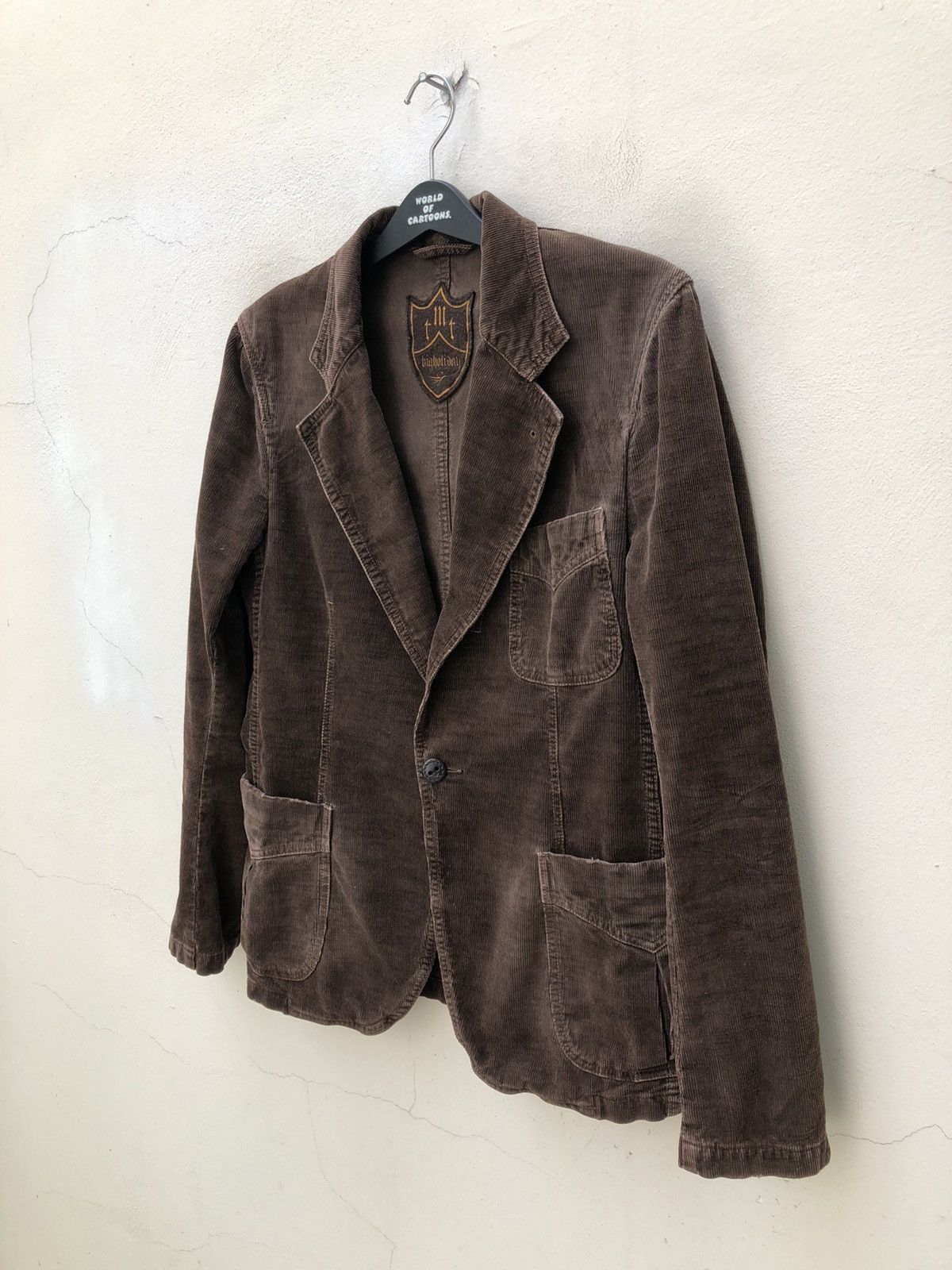 TMT T.M.T Japan Brown Corduroy Sport Jacket Size US M / EU 48-50 / 2 - 5 Thumbnail