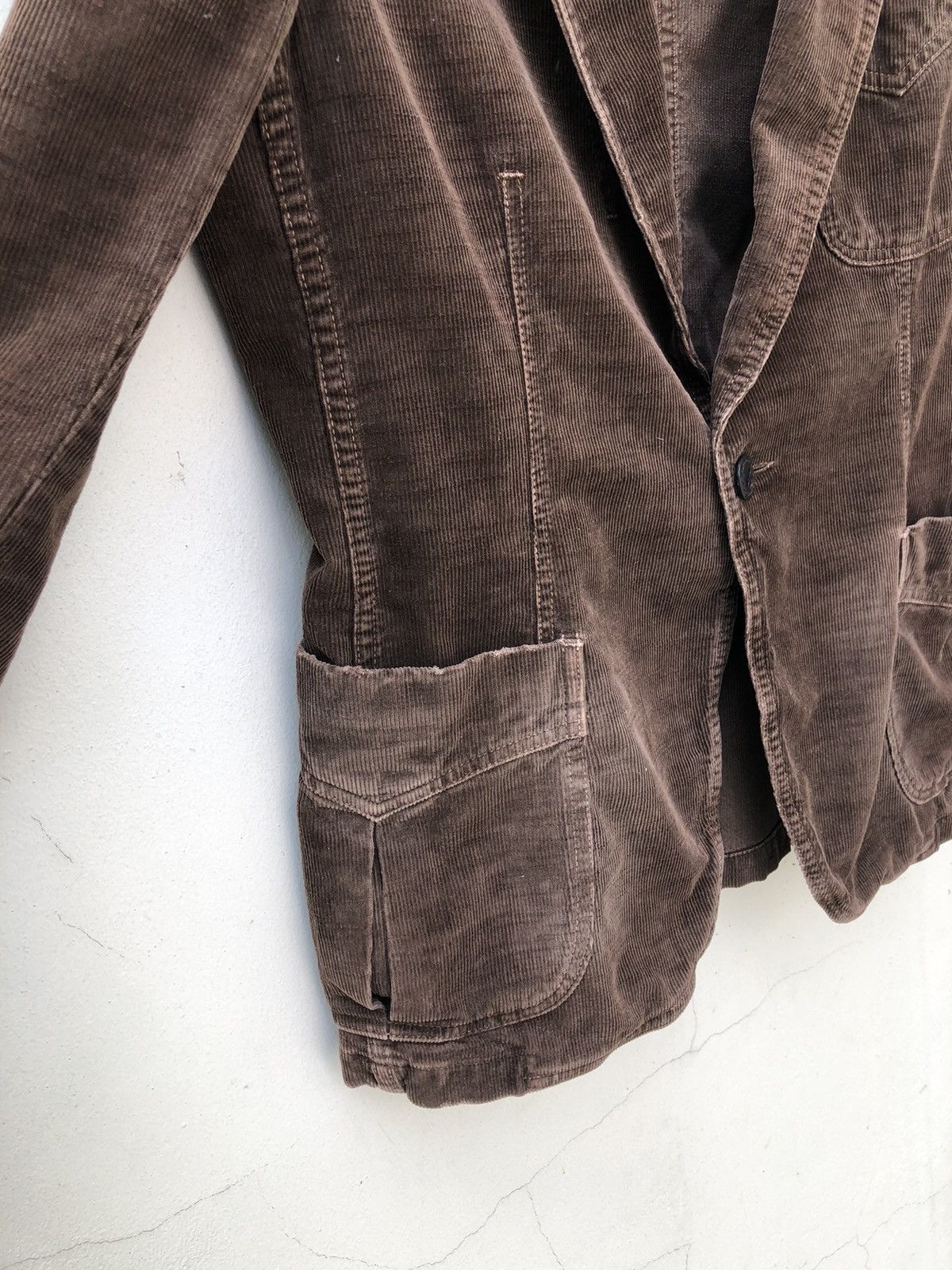 TMT T.M.T Japan Brown Corduroy Sport Jacket Size US M / EU 48-50 / 2 - 8 Thumbnail