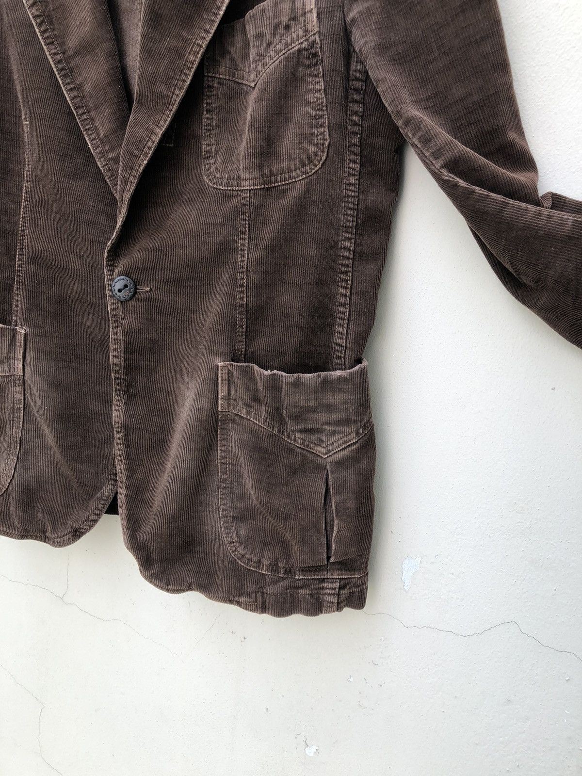 TMT T.M.T Japan Brown Corduroy Sport Jacket Size US M / EU 48-50 / 2 - 7 Thumbnail