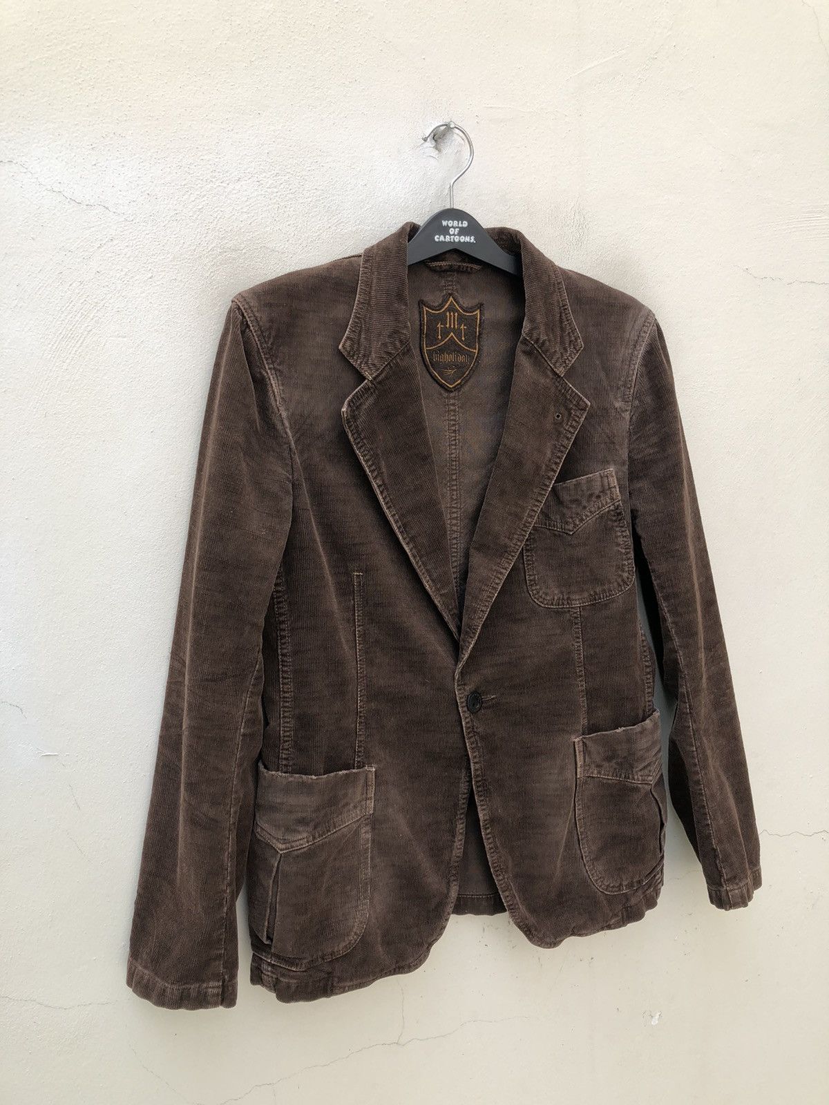 TMT T.M.T Japan Brown Corduroy Sport Jacket Size US M / EU 48-50 / 2 - 4 Thumbnail