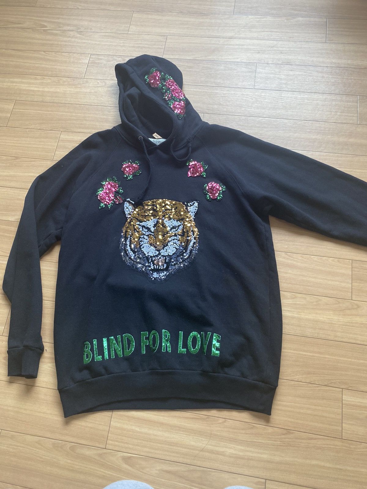 Gucci loved tiger discount hoodie