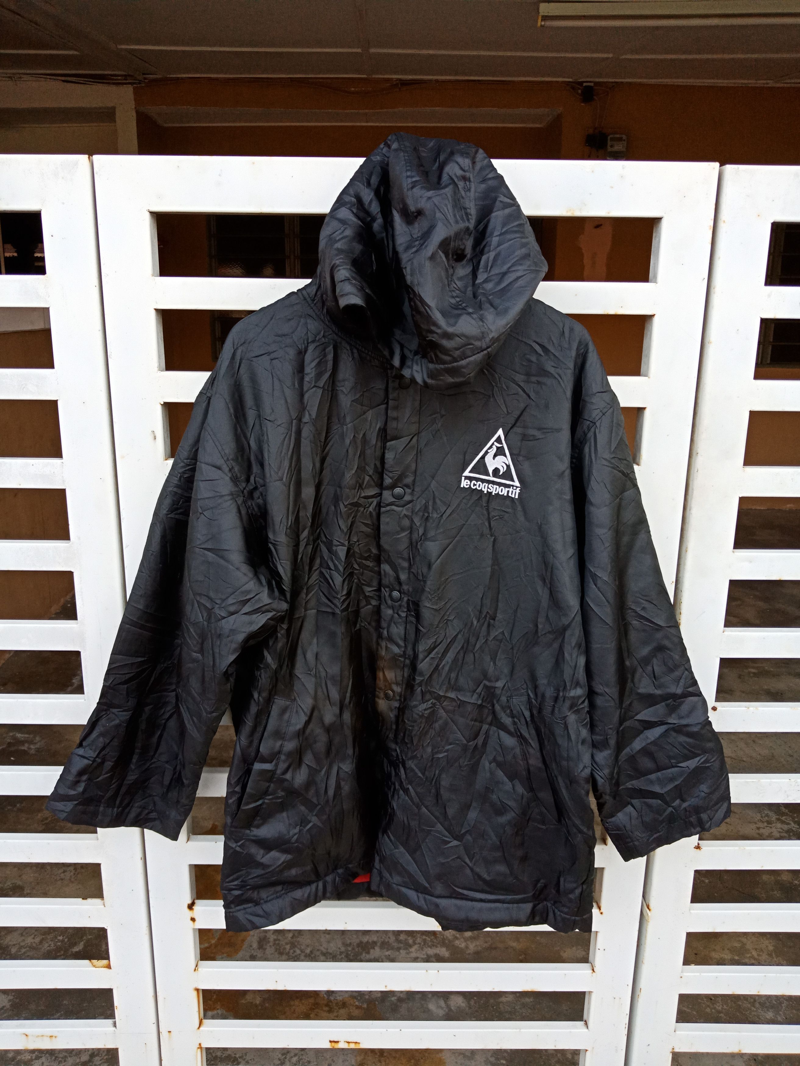 Le Coq Sportif Le Coq Sportif Big Logo Rain Coat Size US L / EU 52-54 / 3 - 3 Thumbnail