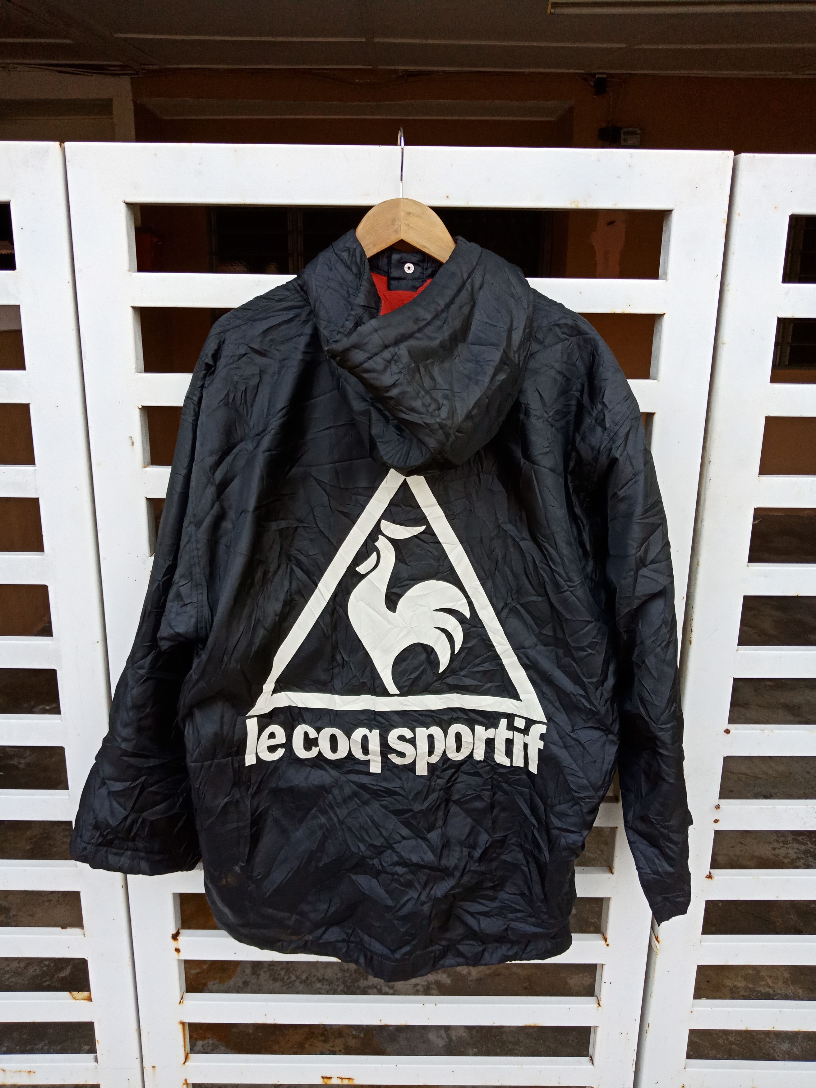 Le Coq Sportif Le Coq Sportif Big Logo Rain Coat Size US L / EU 52-54 / 3 - 2 Thumbnail