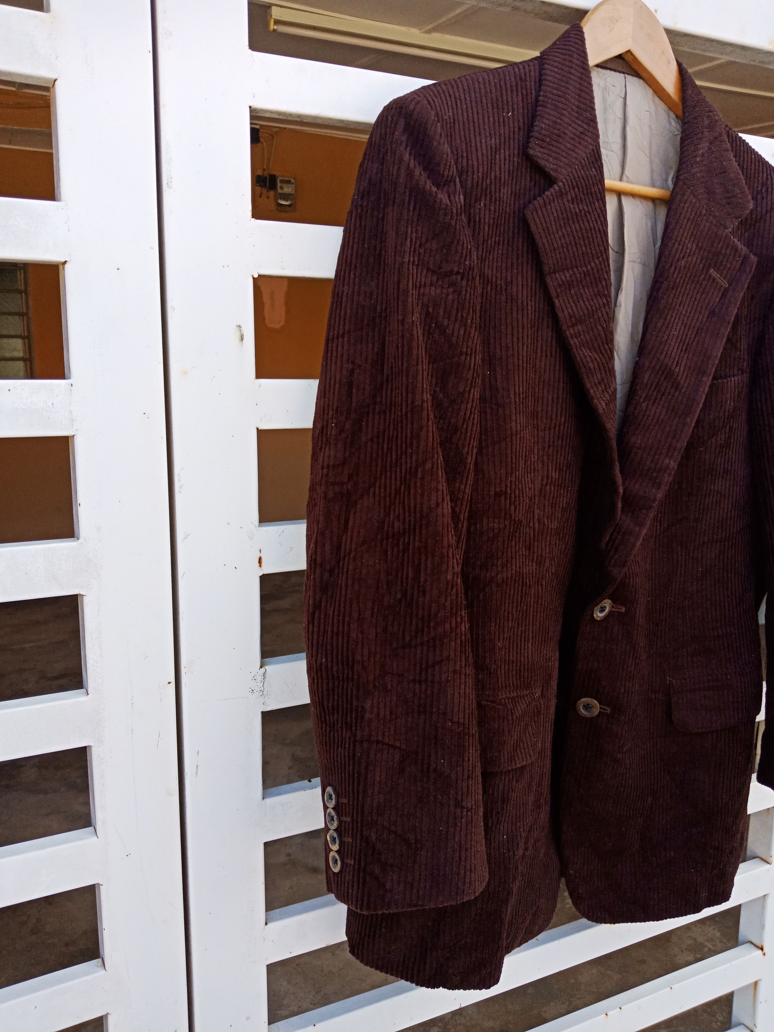 Burberry Burberrys Corduroy Coat Size US M / EU 48-50 / 2 - 4 Thumbnail