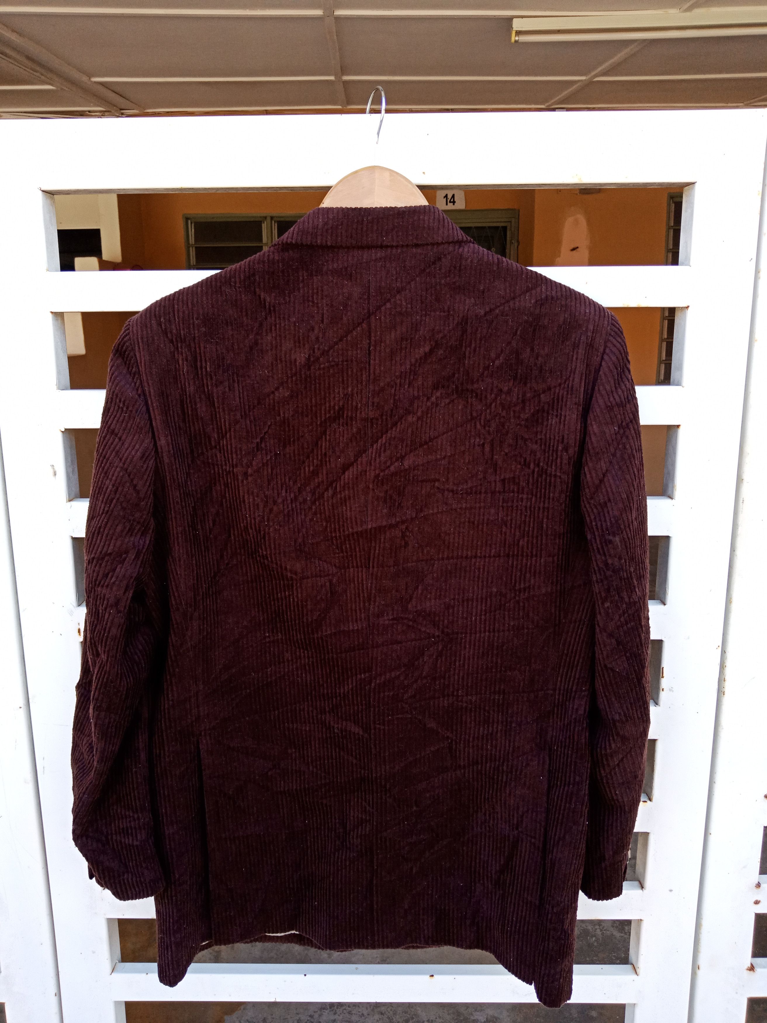 Burberry Burberrys Corduroy Coat Size US M / EU 48-50 / 2 - 2 Thumbnail