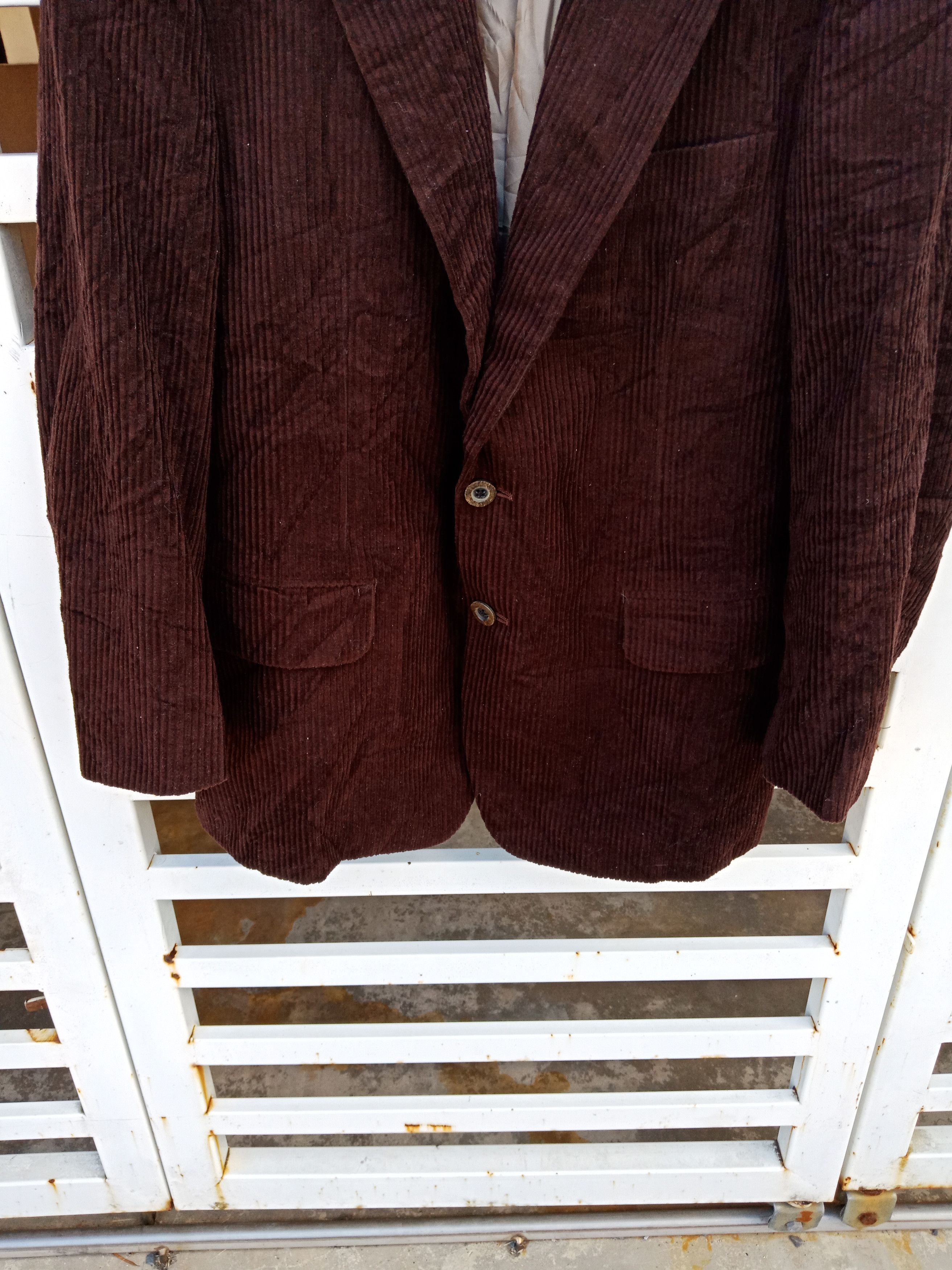 Burberry Burberrys Corduroy Coat Size US M / EU 48-50 / 2 - 6 Thumbnail