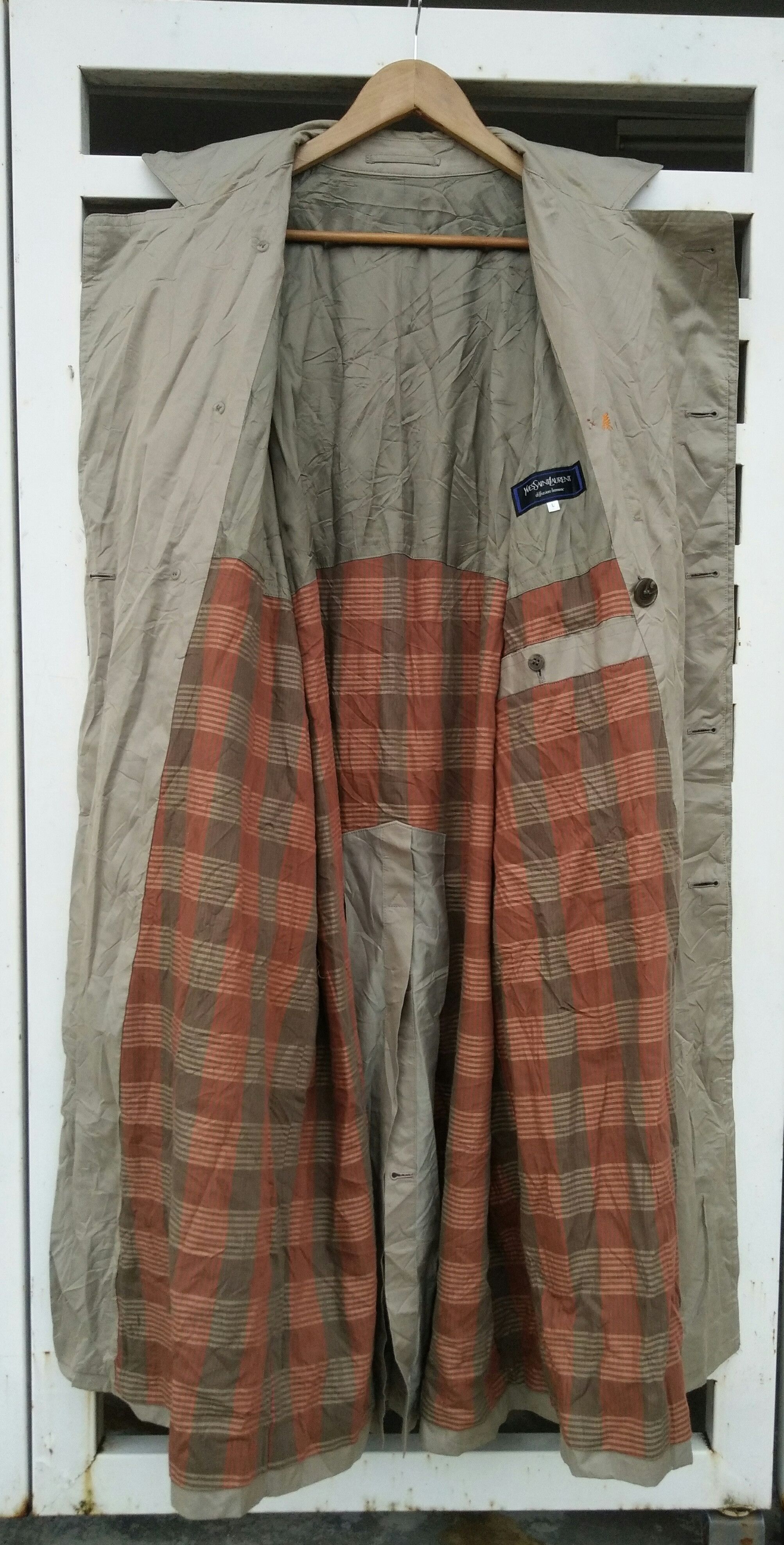 Yves Saint Laurent Yves Saint Laurent Long Coat Size US L / EU 52-54 / 3 - 3 Thumbnail