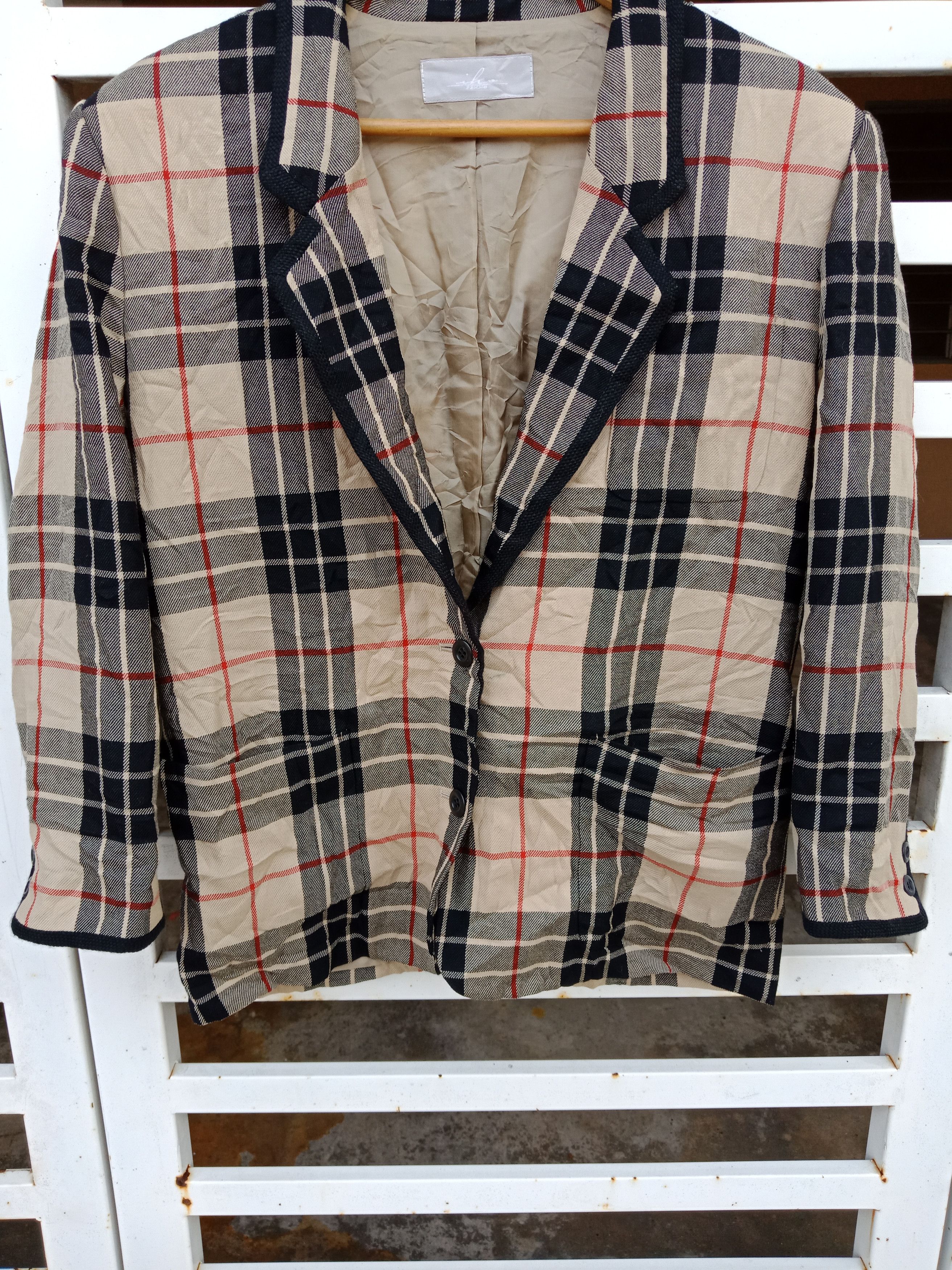 Japanese Brand Not Burberry Nova Check Coat Size US M / EU 48-50 / 2 - 5 Thumbnail