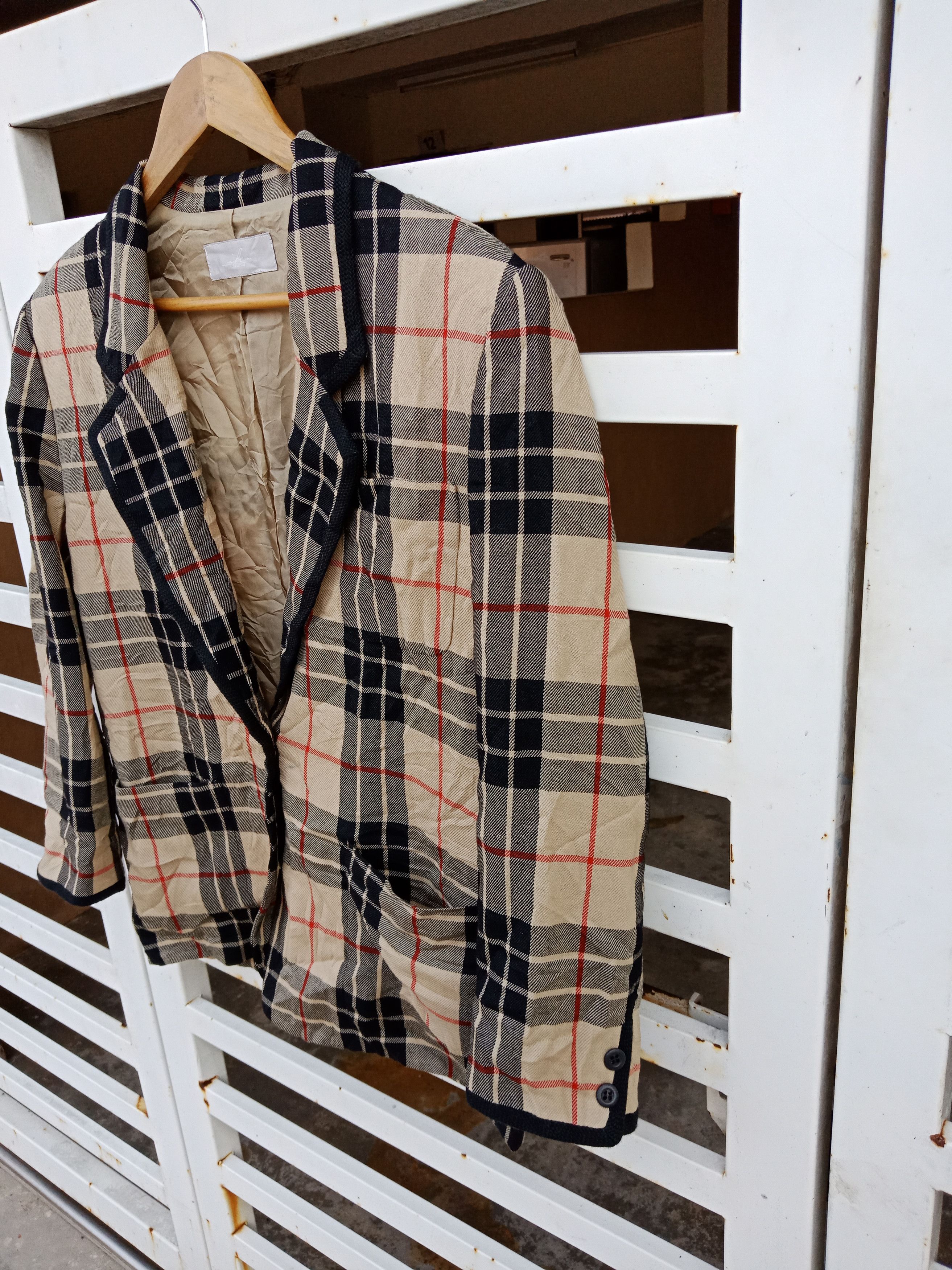 Japanese Brand Not Burberry Nova Check Coat Size US M / EU 48-50 / 2 - 4 Thumbnail