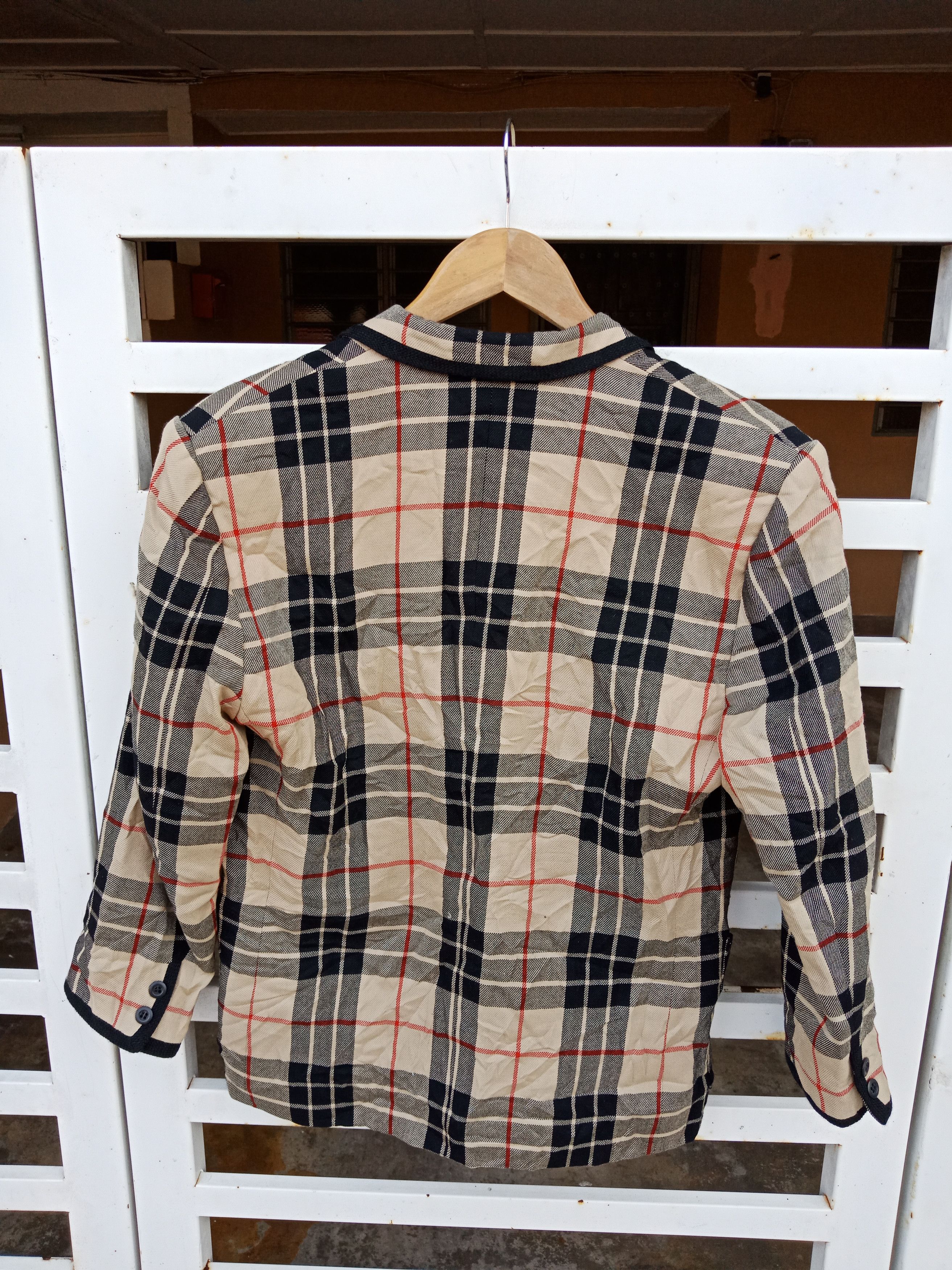 Japanese Brand Not Burberry Nova Check Coat Size US M / EU 48-50 / 2 - 2 Thumbnail