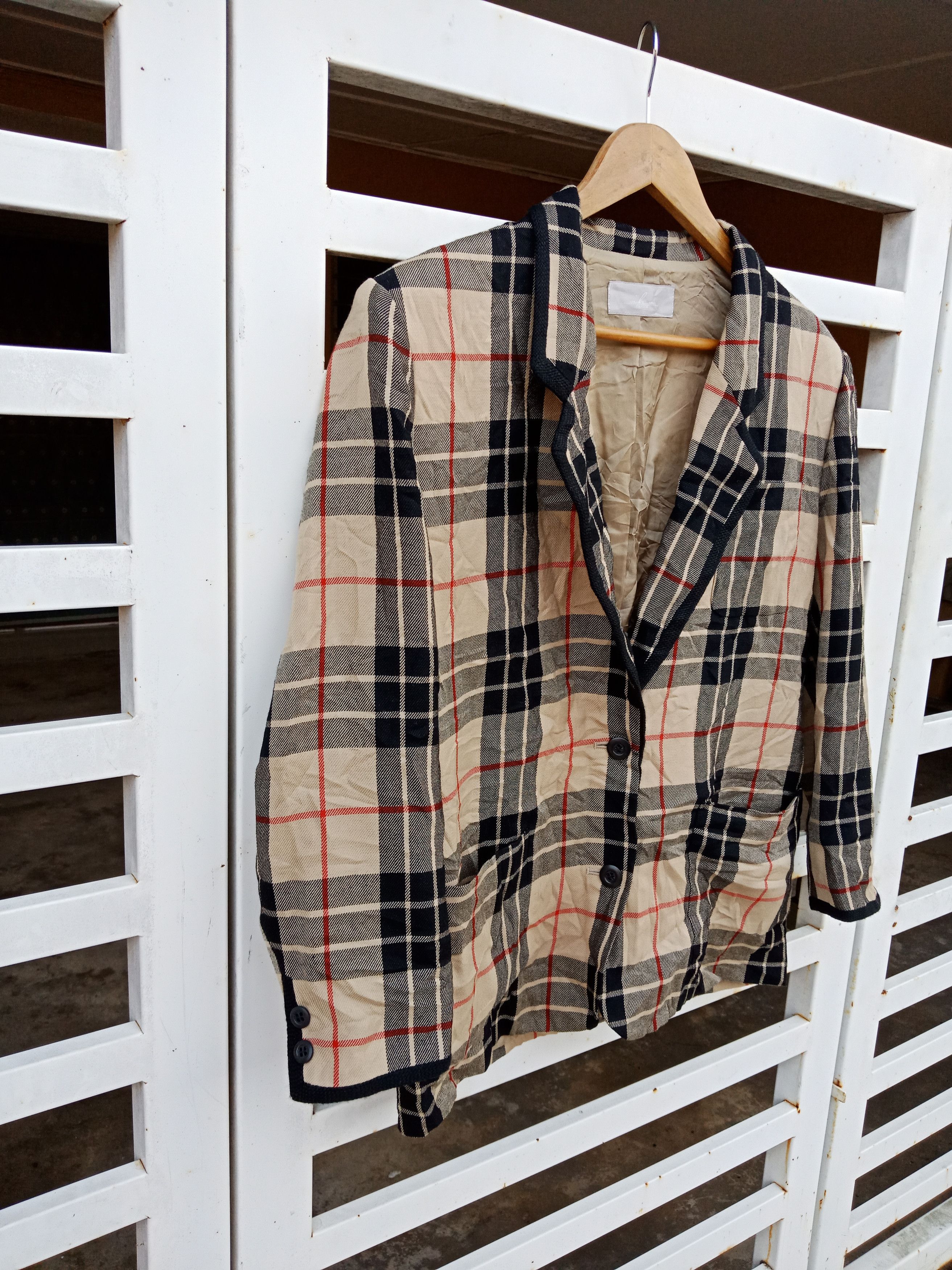Japanese Brand Not Burberry Nova Check Coat Size US M / EU 48-50 / 2 - 3 Thumbnail