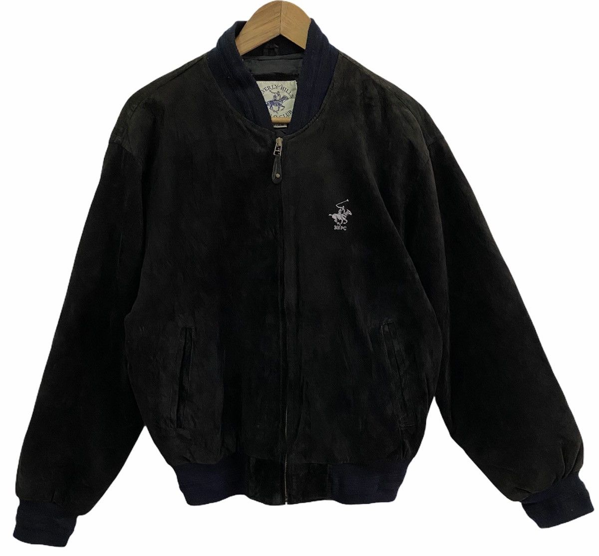 Beverly Hills Polo Club 🔥Vintage Beverly Hills Polo Leather Bomber Jacket Size US M / EU 48-50 / 2 - 3 Thumbnail