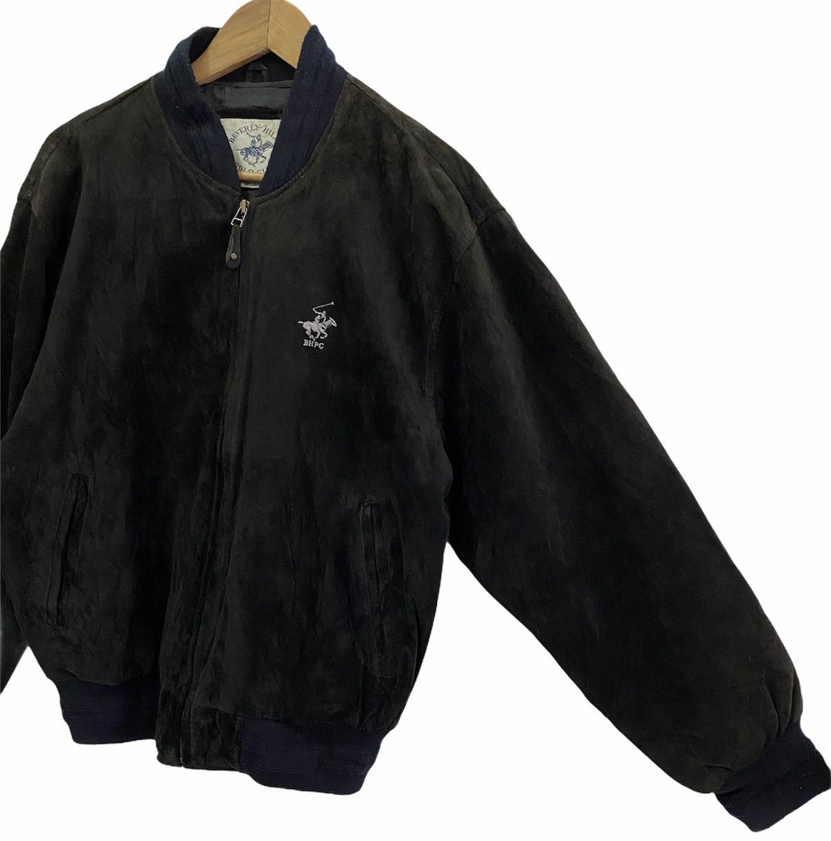 Beverly Hills Polo Club 🔥Vintage Beverly Hills Polo Leather Bomber Jacket Size US M / EU 48-50 / 2 - 4 Thumbnail