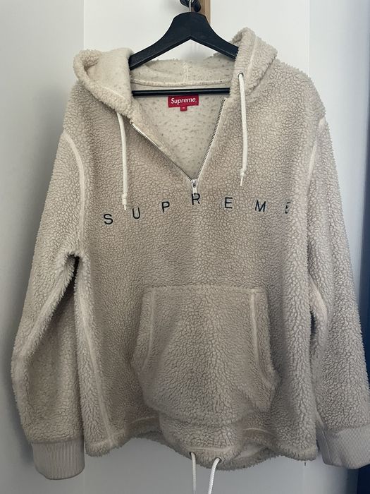 Supreme sherpa clearance fleece pullover