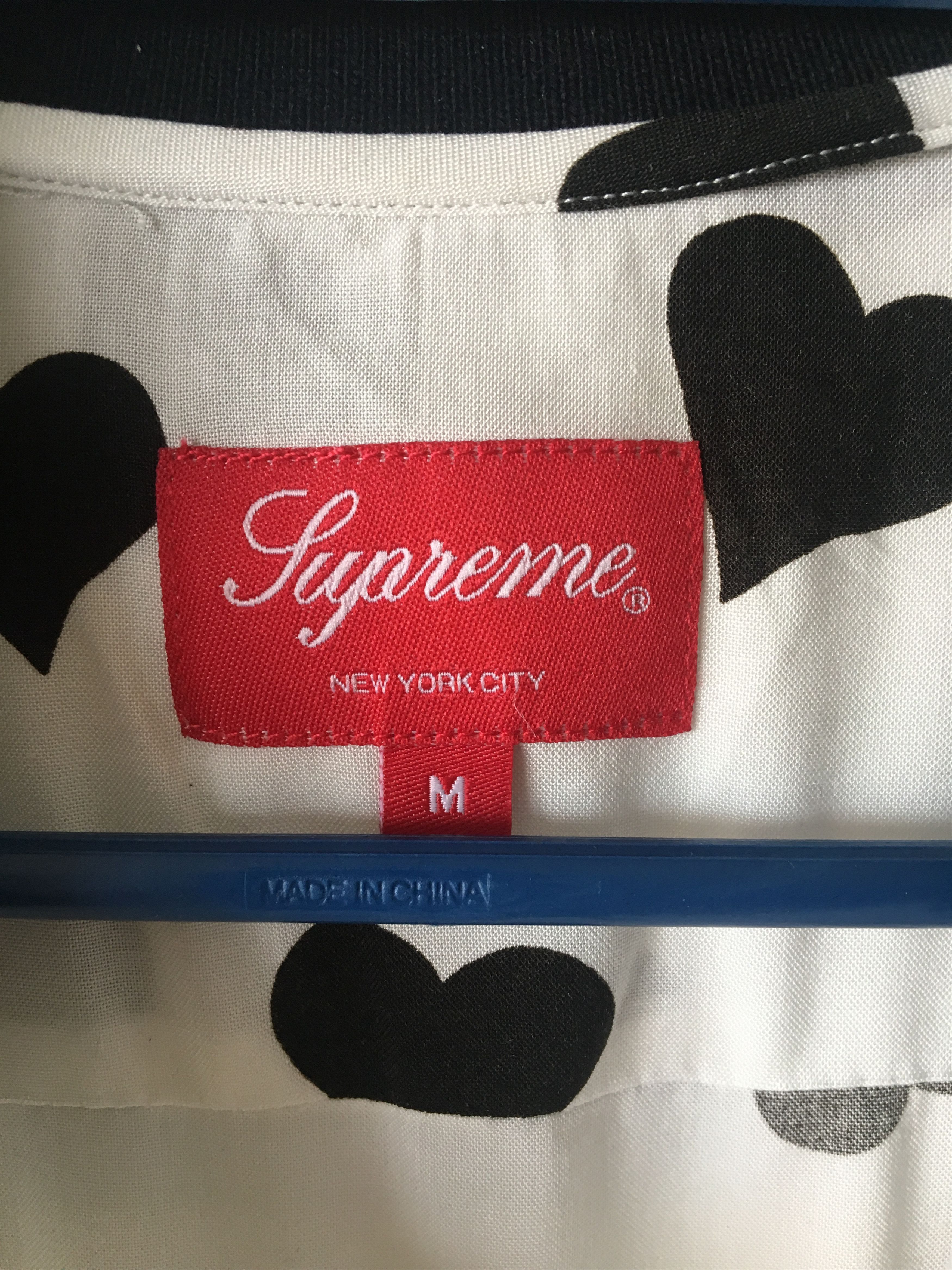 Supreme Hearts Rayon S/S Shirt Size US M / EU 48-50 / 2 - 2 Thumbnail
