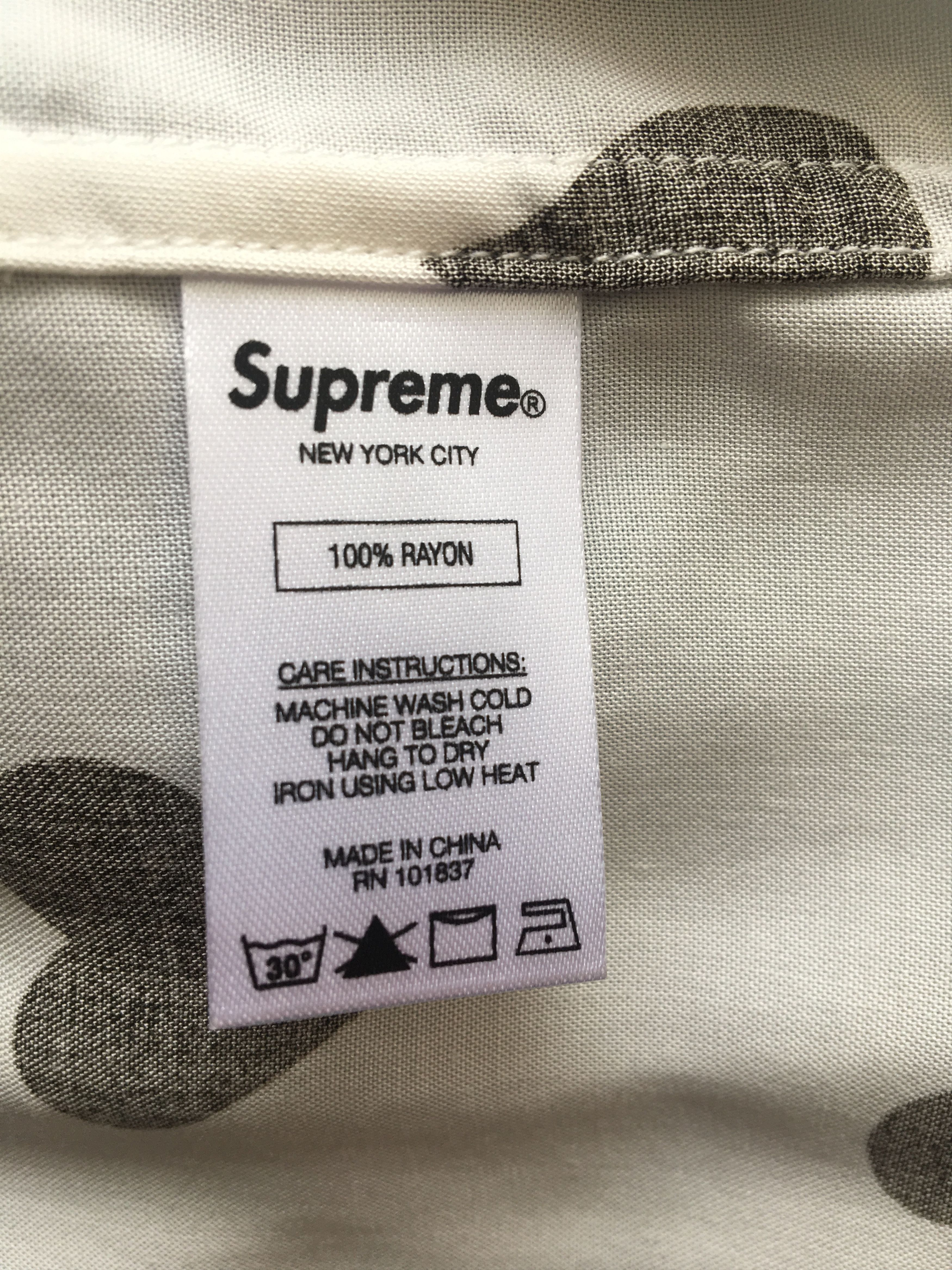 Supreme Hearts Rayon S/S Shirt Size US M / EU 48-50 / 2 - 3 Thumbnail