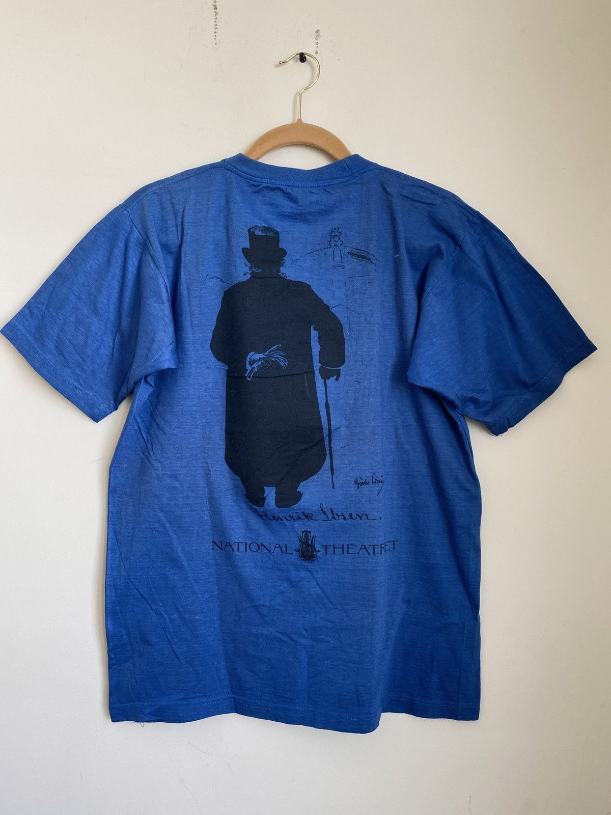 Vintage Vintage 90s Rare Henrik Ibsen The father of Realism Tee Size US XL / EU 56 / 4 - 2 Thumbnail